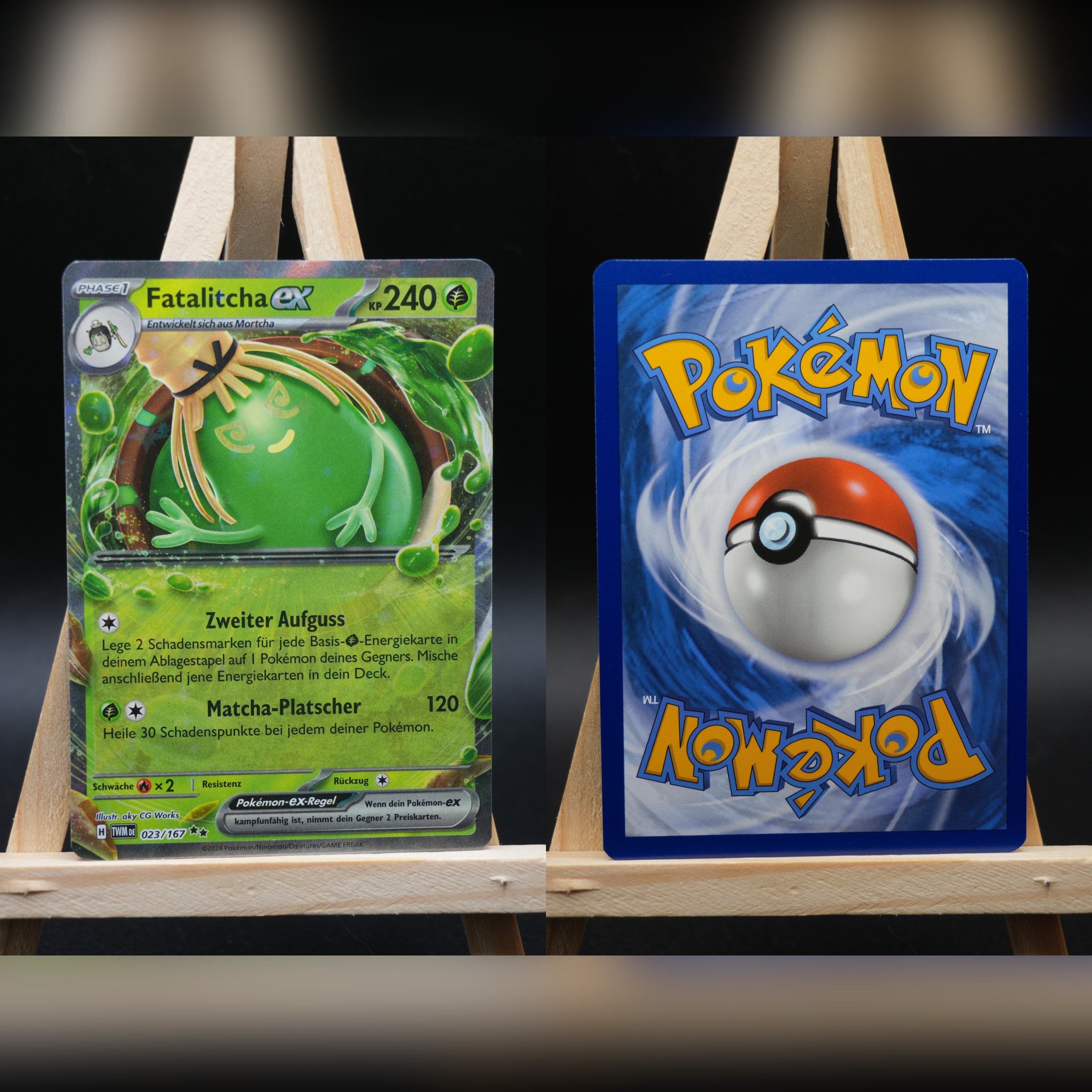 Fatalitcha ex TWM 023 Maskerade im Zwielicht Pokémon Karte Deutsch Near Mint