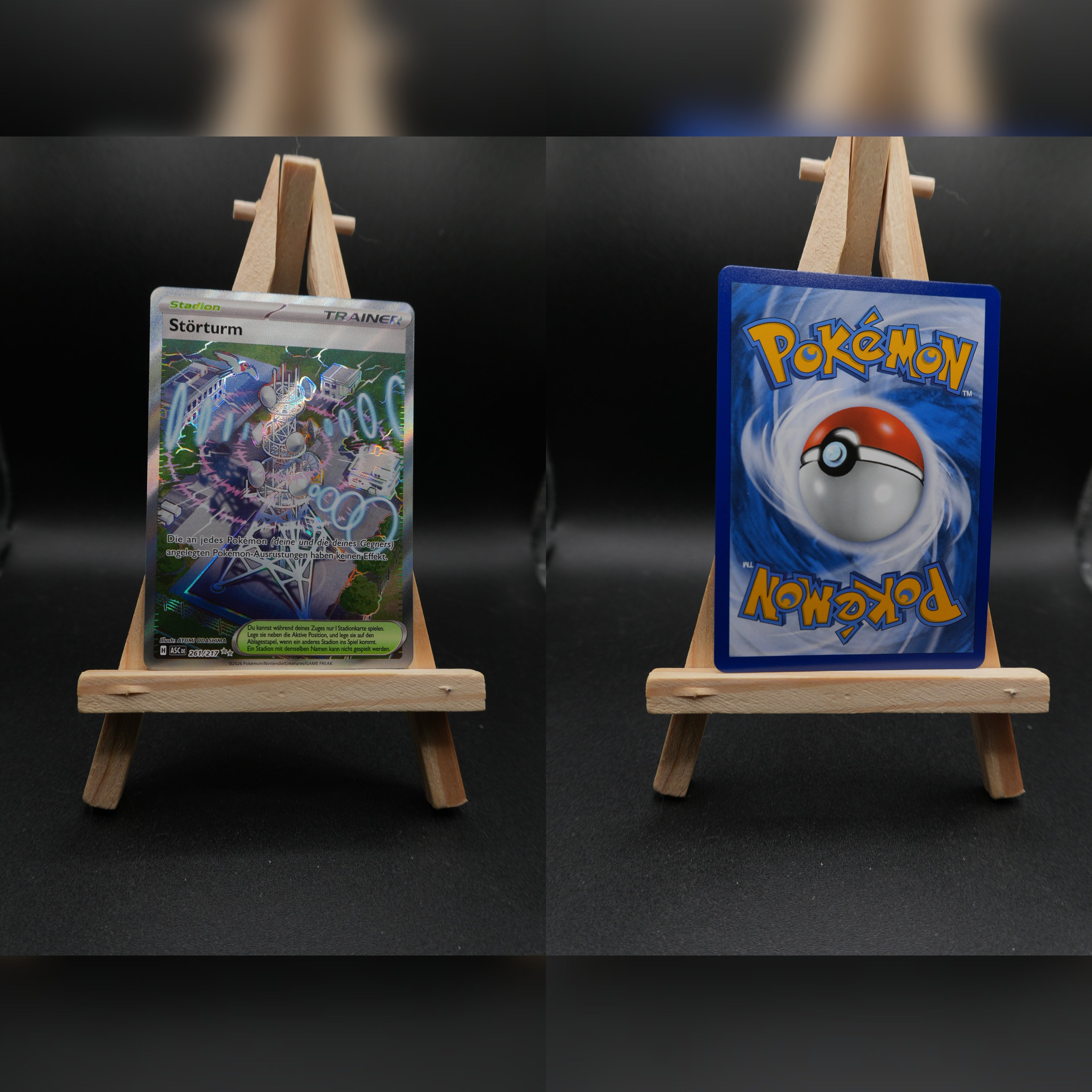 Störturm ASC 261 Erhabene Helden Pokémon Karte Deutsch Near Mint