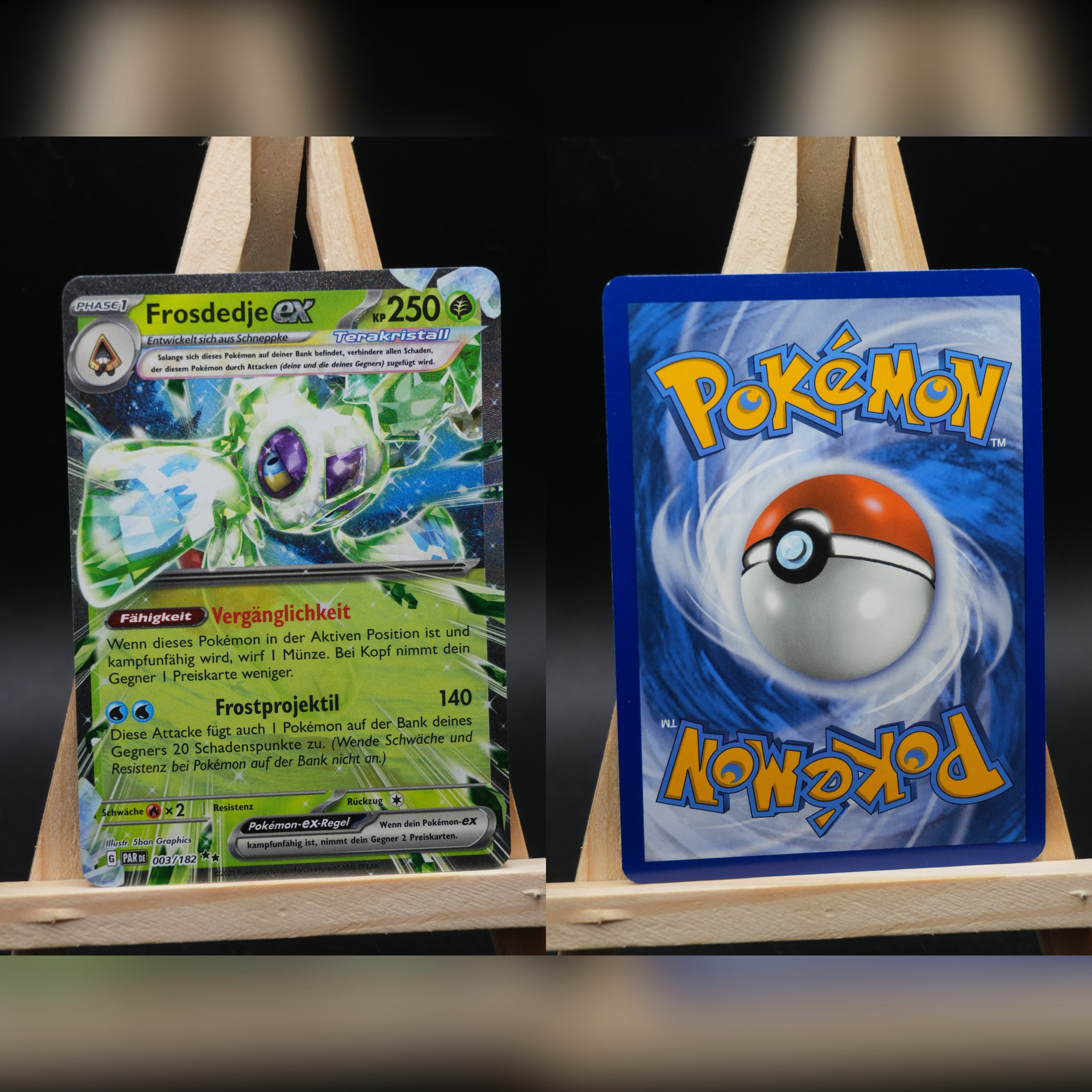 Frosdedje ex PAR 003 Paradoxrift Pokémon Karte Deutsch Near Mint