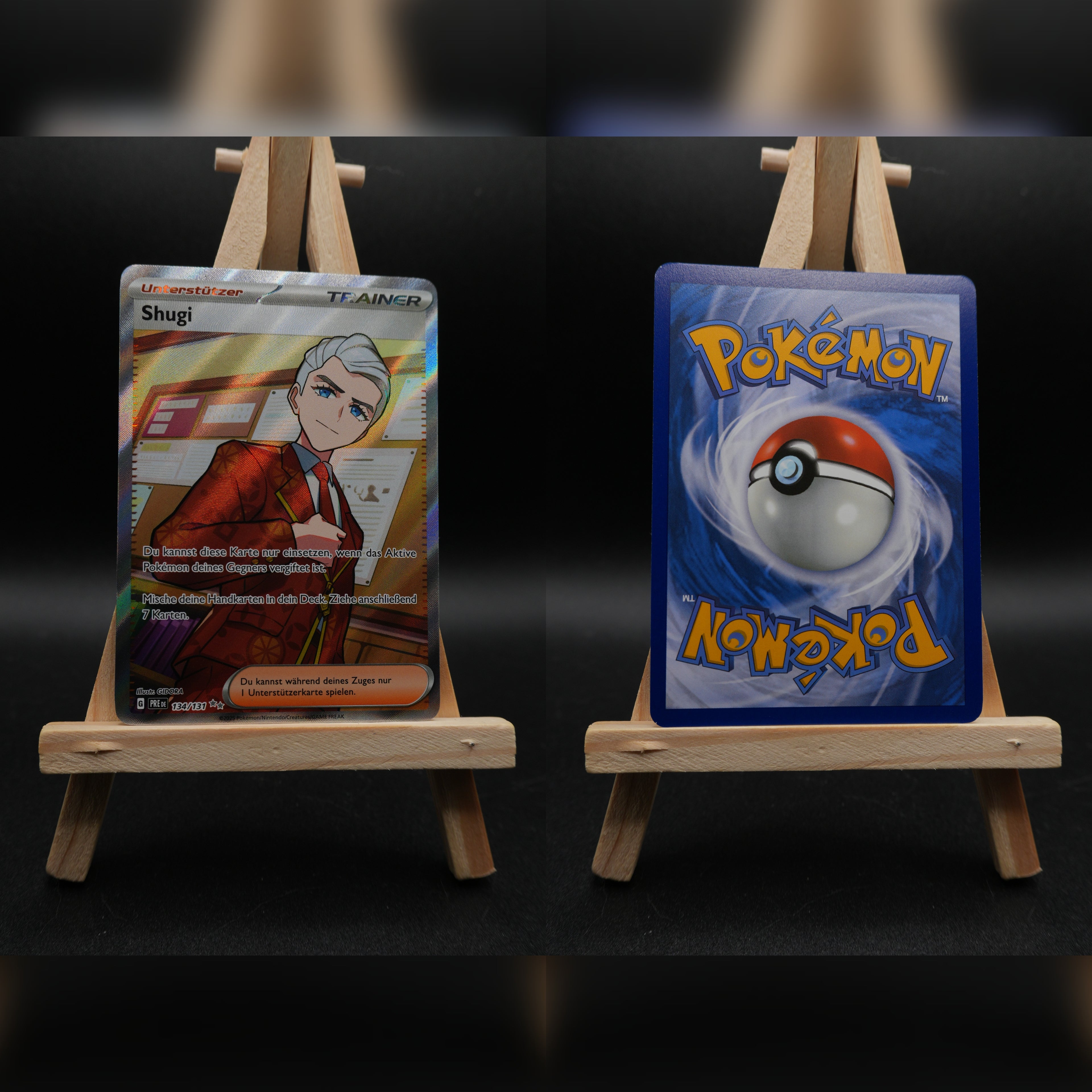 Shugi PRE 134 Prismatische Entwicklungen Pokémon Karte Deutsch Near Mint