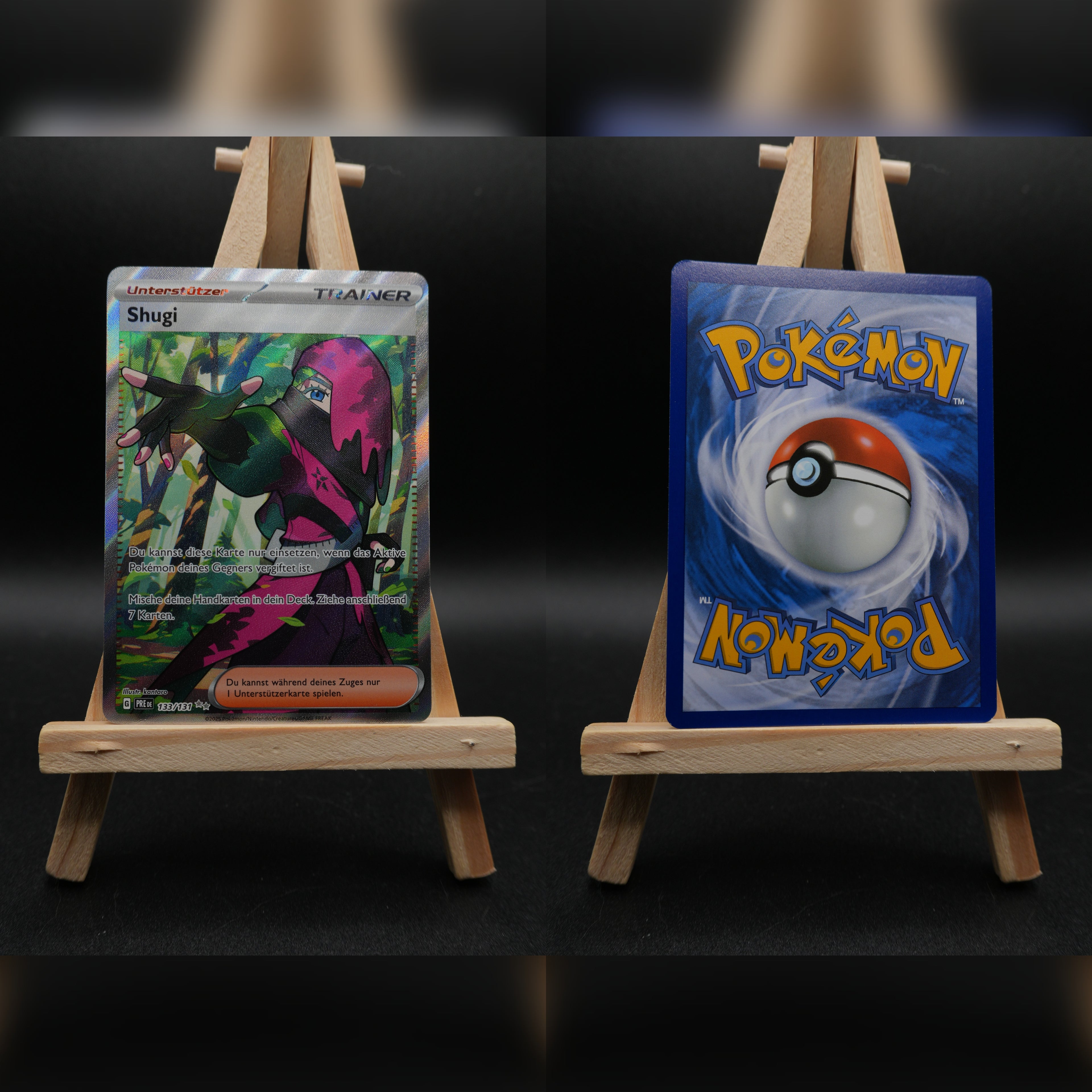 Shugi PRE 133 Prismatische Entwicklungen Pokémon Karte Deutsch Near Mint