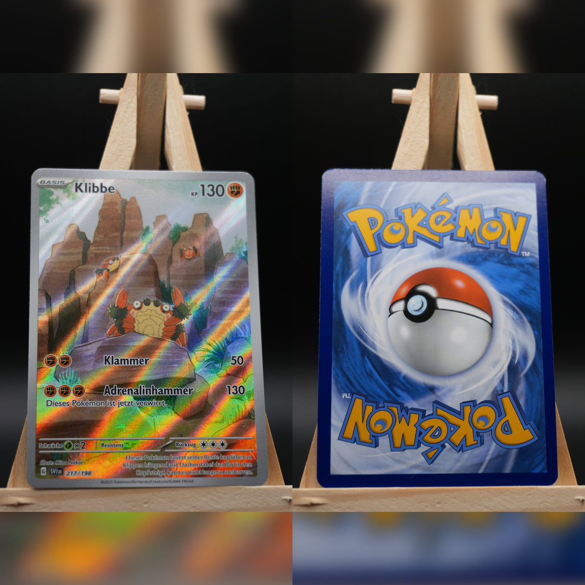 Klibbe SVI 217 Karmesin und Purpur Pokémon Karte Deutsch Near Mint