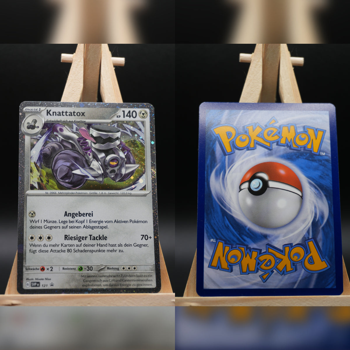 Knattatox SVP 121 SV Black Star Promos Pokémon Karte Deutsch Near Mint