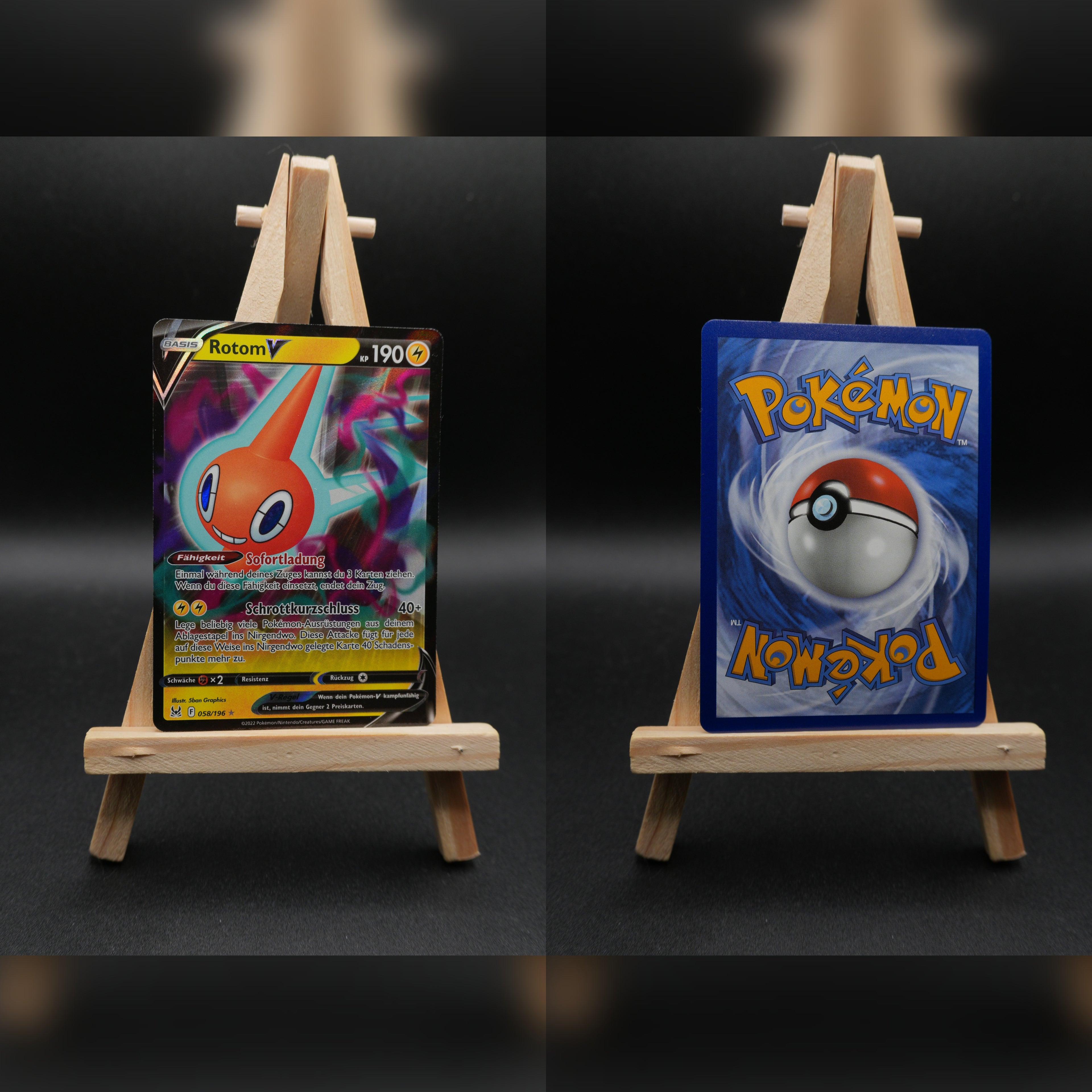 Rotom V LOR 058 Verlorener Ursprung Pokémon Karte Deutsch Near Mint