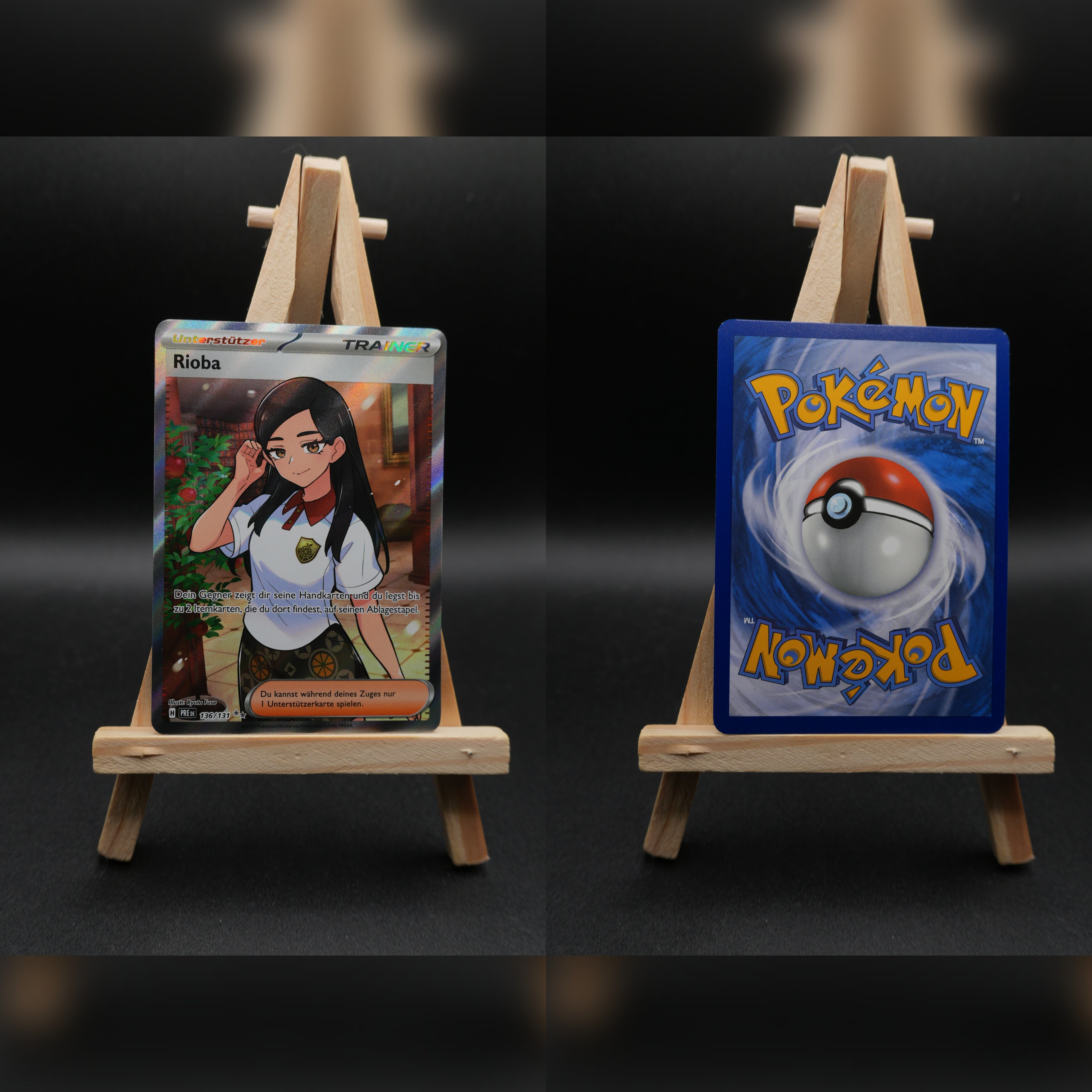 Rioba PRE 136 Prismatische Entwicklungen Pokémon Karte Deutsch Near Mint