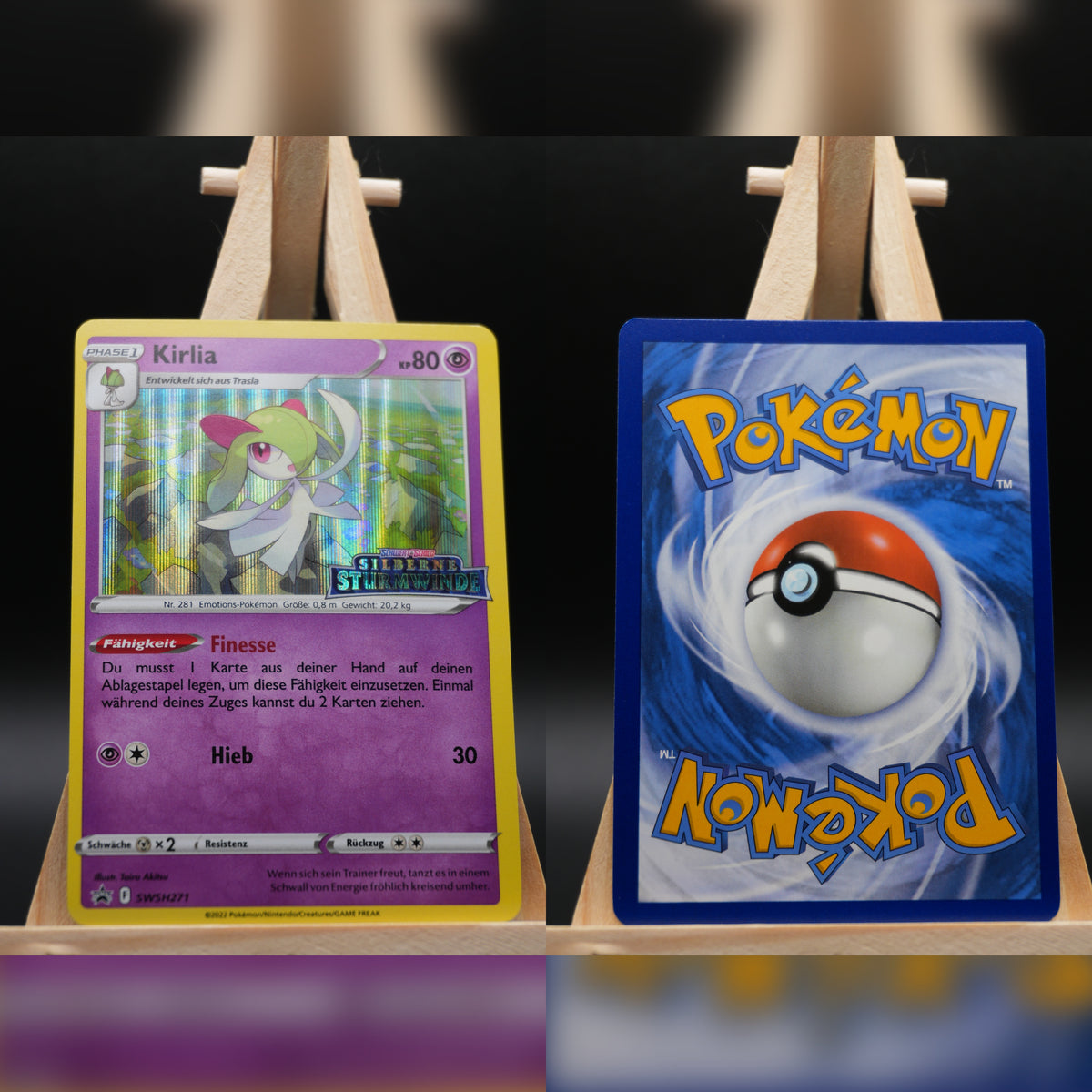 Kirlia SWSH 271 SWSH Black Star Promo Pokémon Karte Deutsch Near Mint