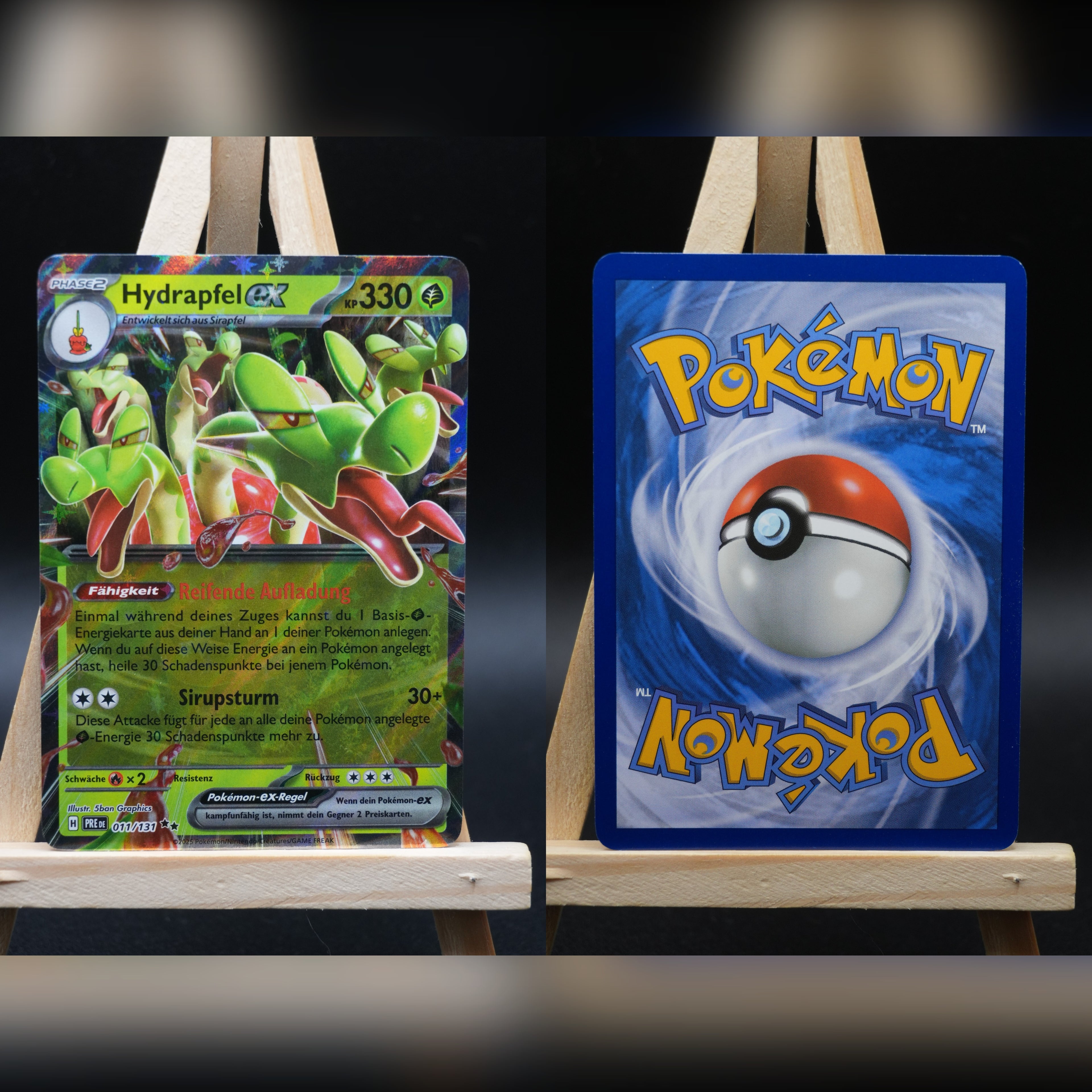 Hydrapfel ex PRE 011 Prismatische Entwicklungen Pokémon Karte Deutsch Near Mint