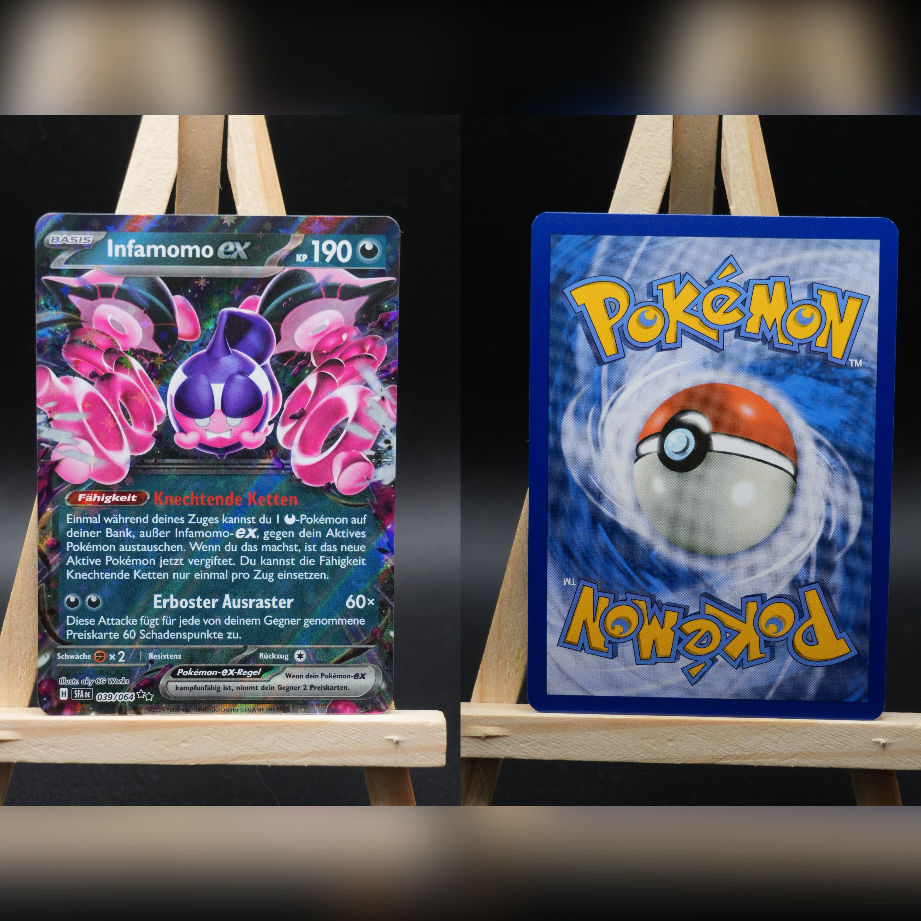 Infamomo ex SFA 039 Nebel der Sagen Pokémon Karte Deutsch Near Mint