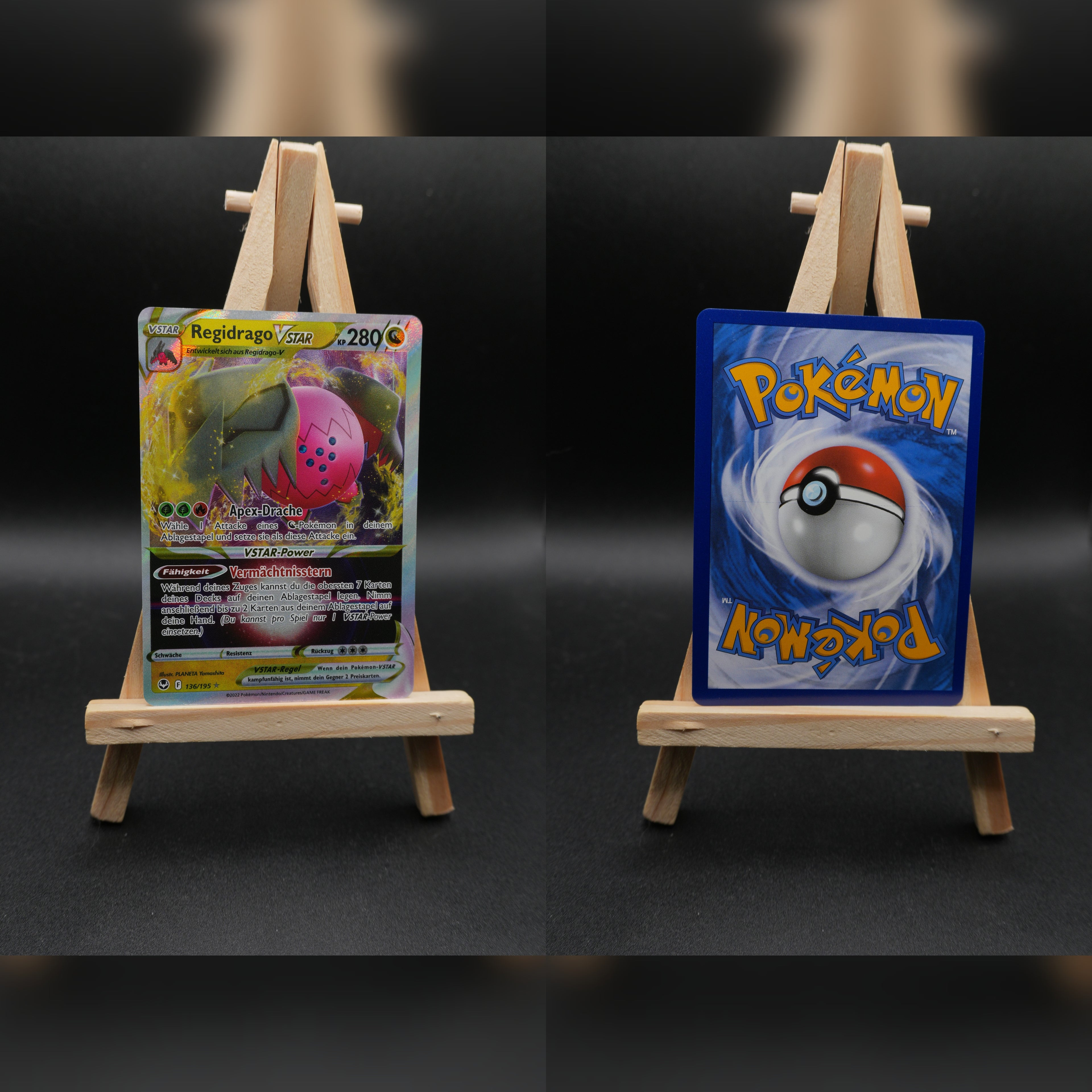 Regidrago VSTAR SIT 136 Silberne Sturmwinde Pokémon Karte Deutsch Near Mint