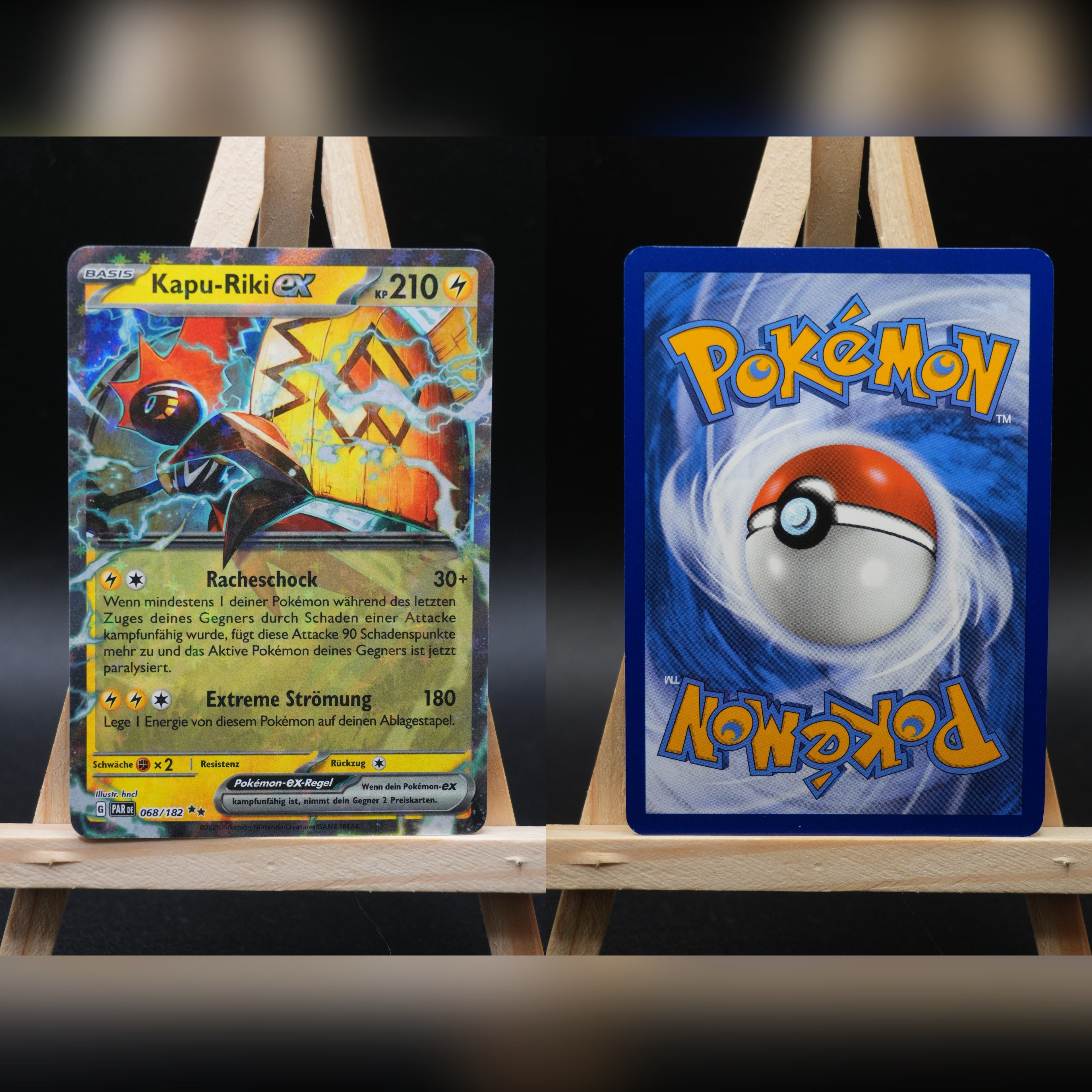 Kapu-Riki ex PAR 068 Paradoxrift Pokémon Karte Deutsch Near Mint