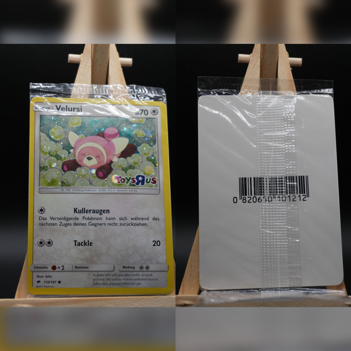 Velursi BUS 110 Toys R Us Stamped Pokémon Karte Deutsch Near Mint