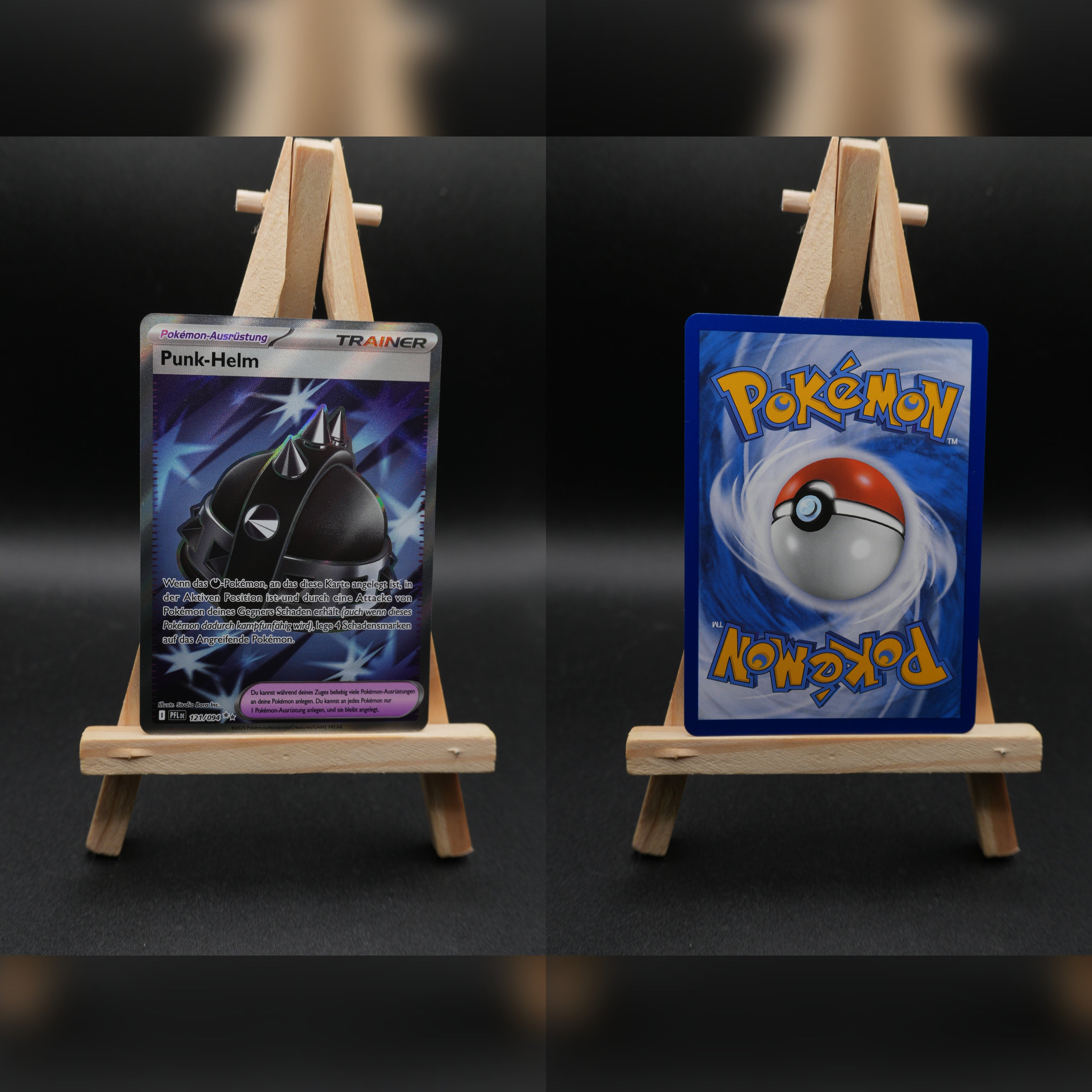 Punk-Helm PFL 121 Fatale Flammen Pokémon Karte Deutsch Near Mint