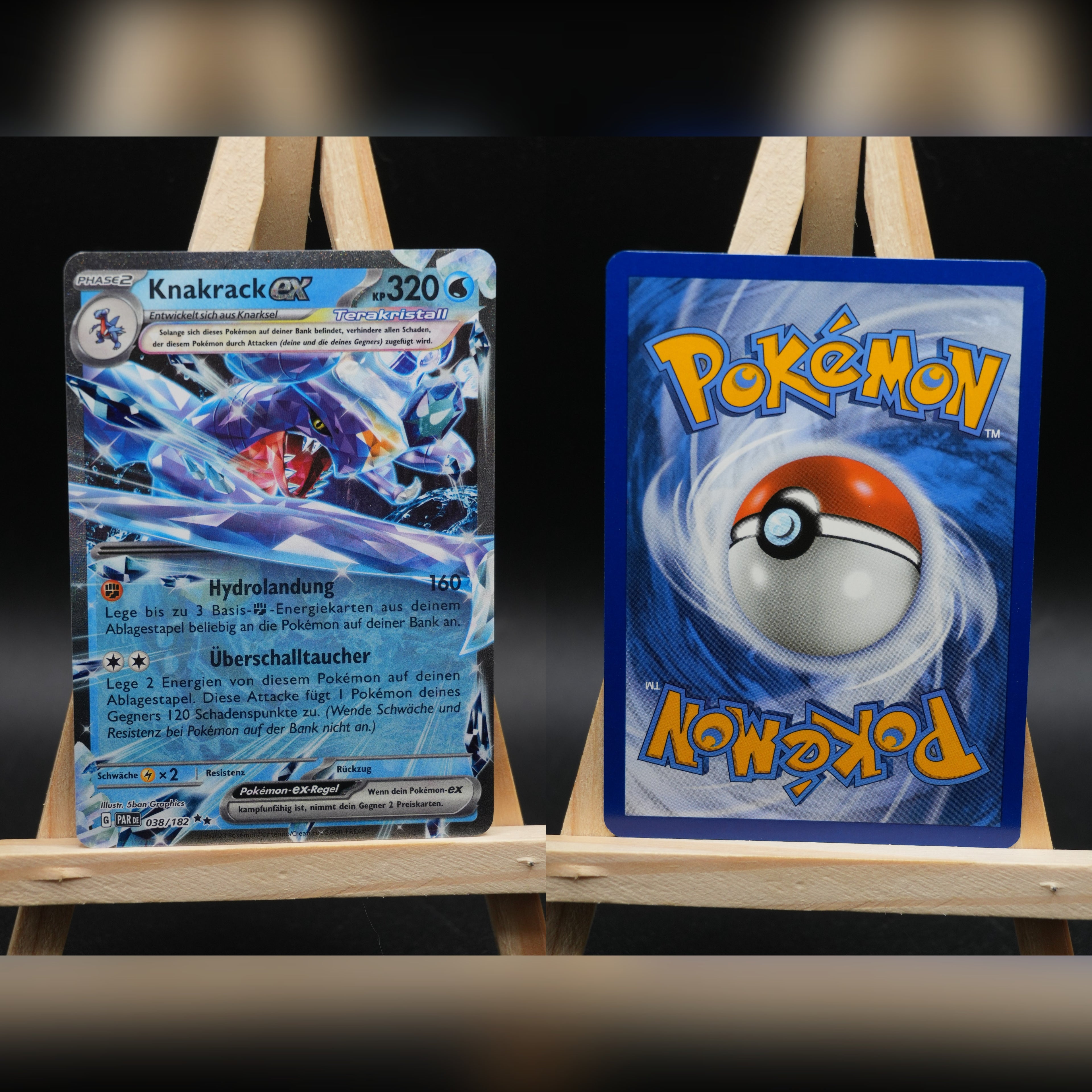 Knakrack ex PAR 038 Paradoxrift Pokémon Karte Deutsch Near Mint