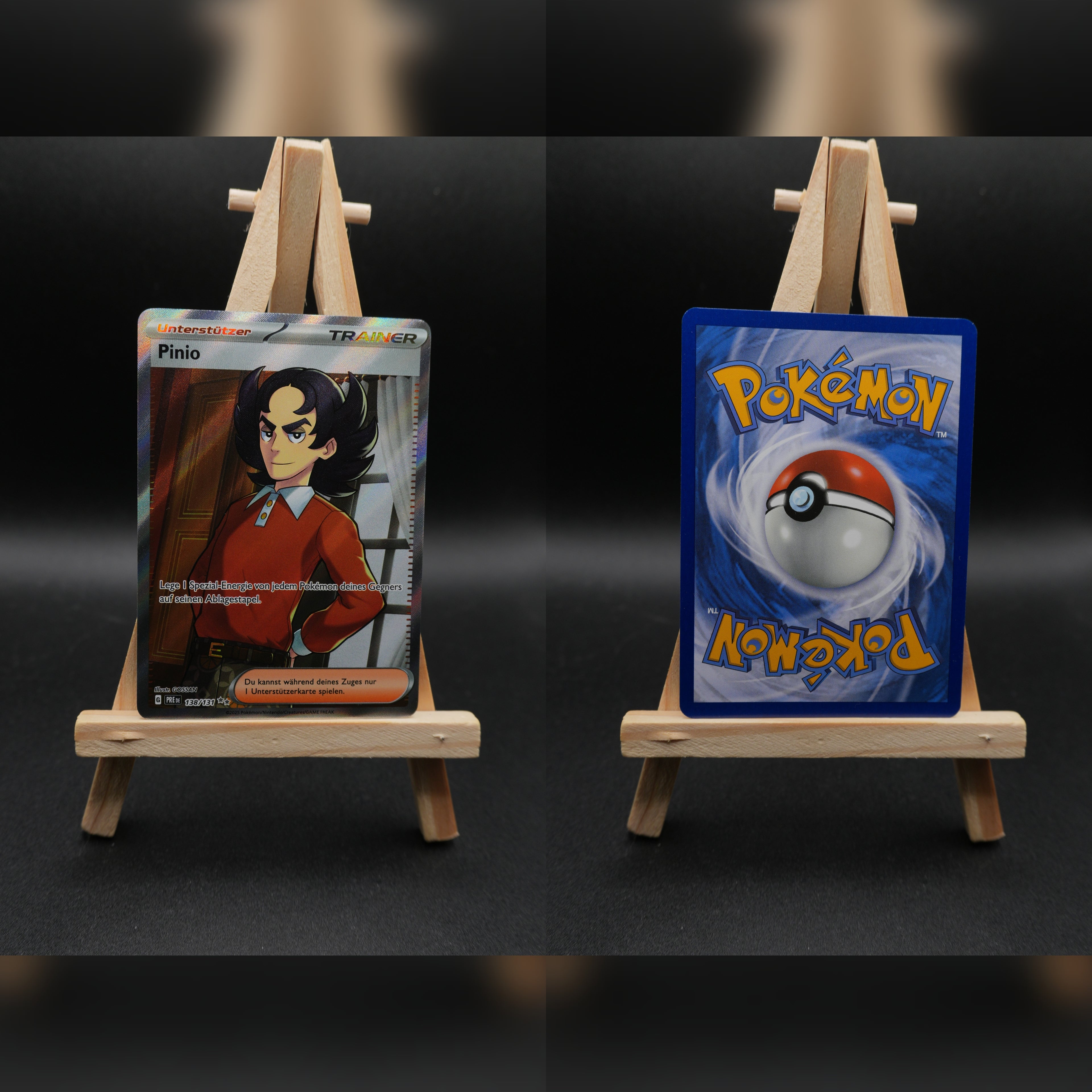 Pinio PRE 138 Prismatische Entwicklungen Pokémon Karte Deutsch Near Mint