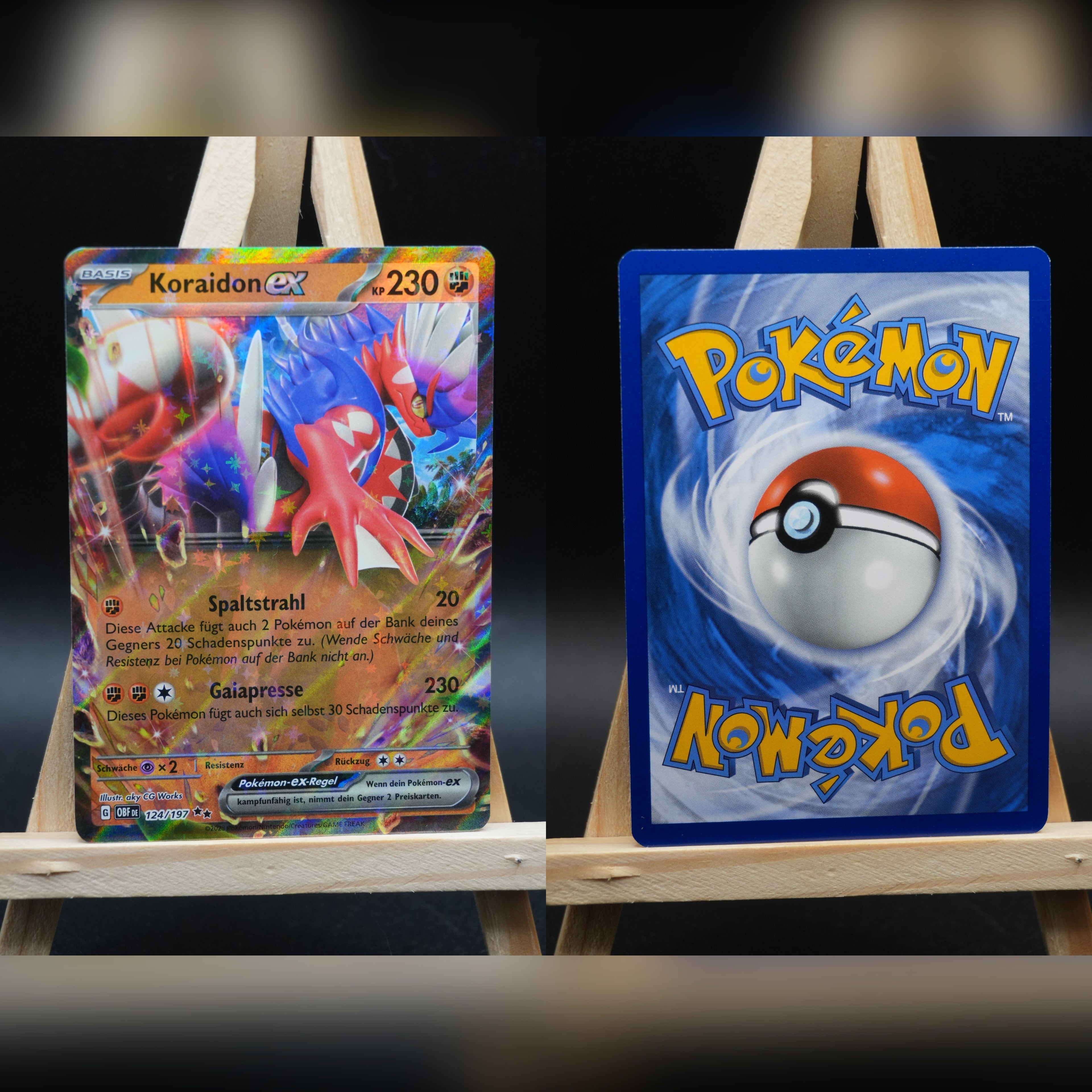 Koraidon ex OBF 124 Obsidianflammen Pokémon Karte Deutsch Near Mint