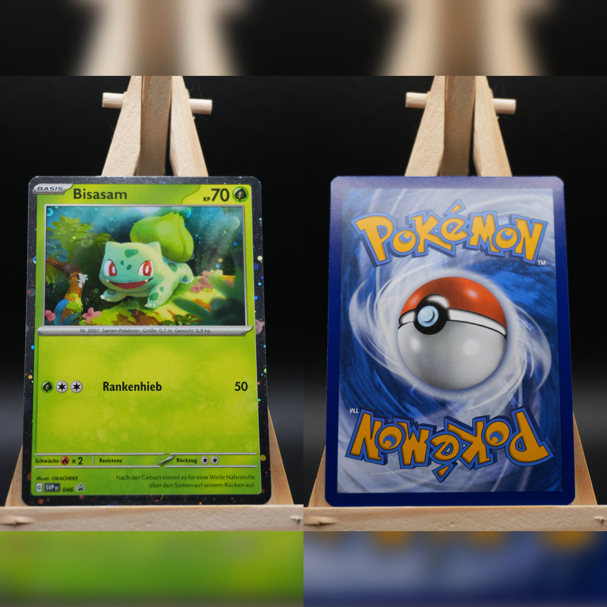Bisasam SVP 046 SV Black Star Promos Pokémon Karte Deutsch Near Mint