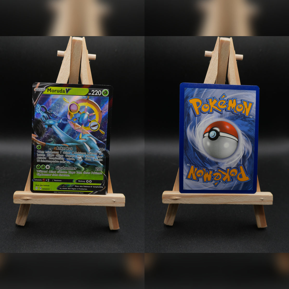 Moruda V SHF 9 Glänzendes Schicksal Pokémon Karte Deutsch Near Mint