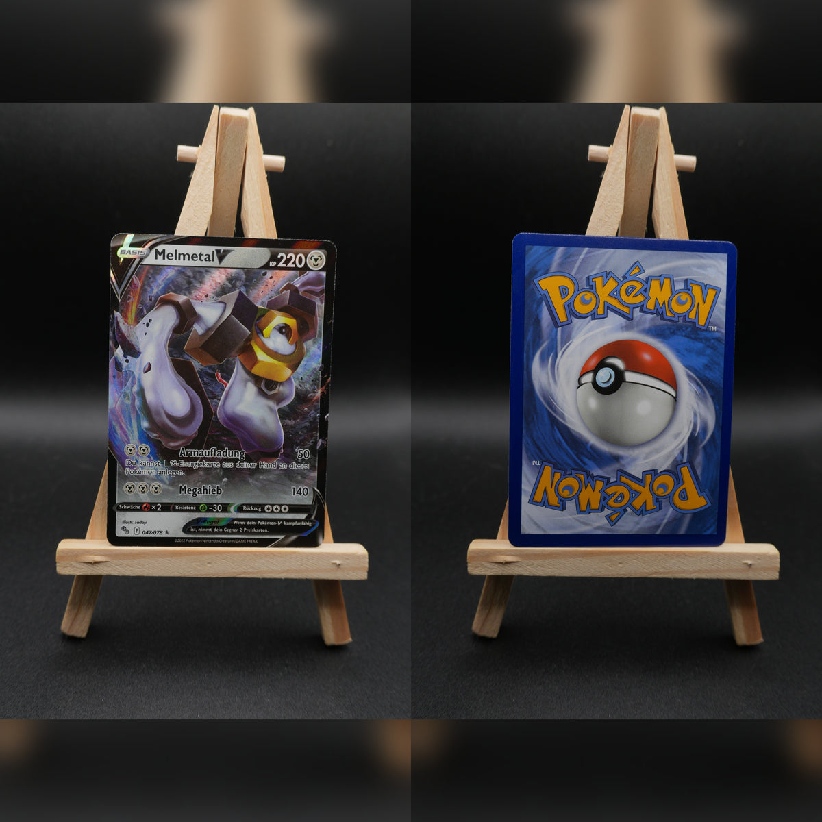 Melmetal V PGO 047 Pokémon GO Pokémon Karte Deutsch Near Mint