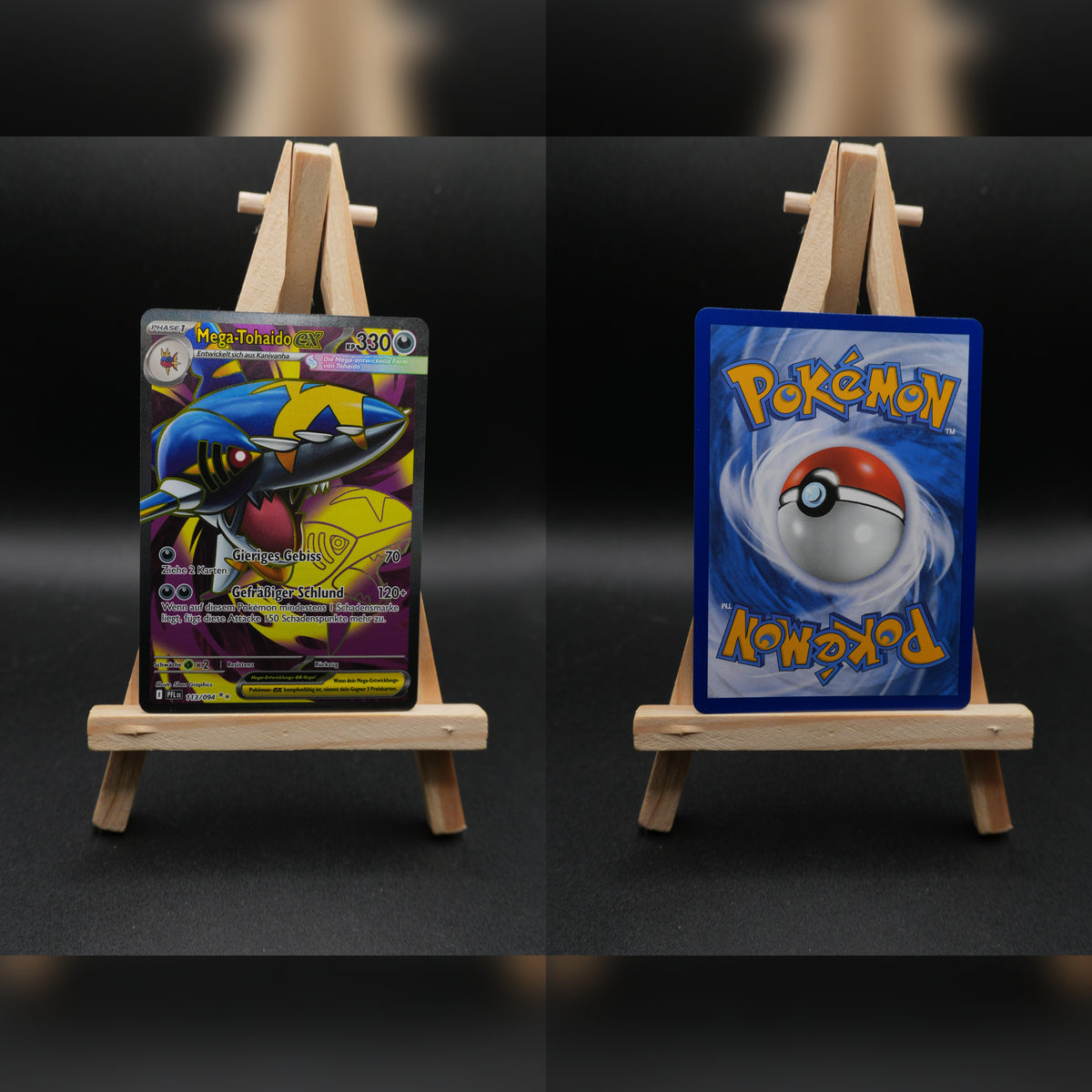 Mega Tohaido ex PFL 113 Fatale Flammen Pokémon Karte Deutsch Near Mint
