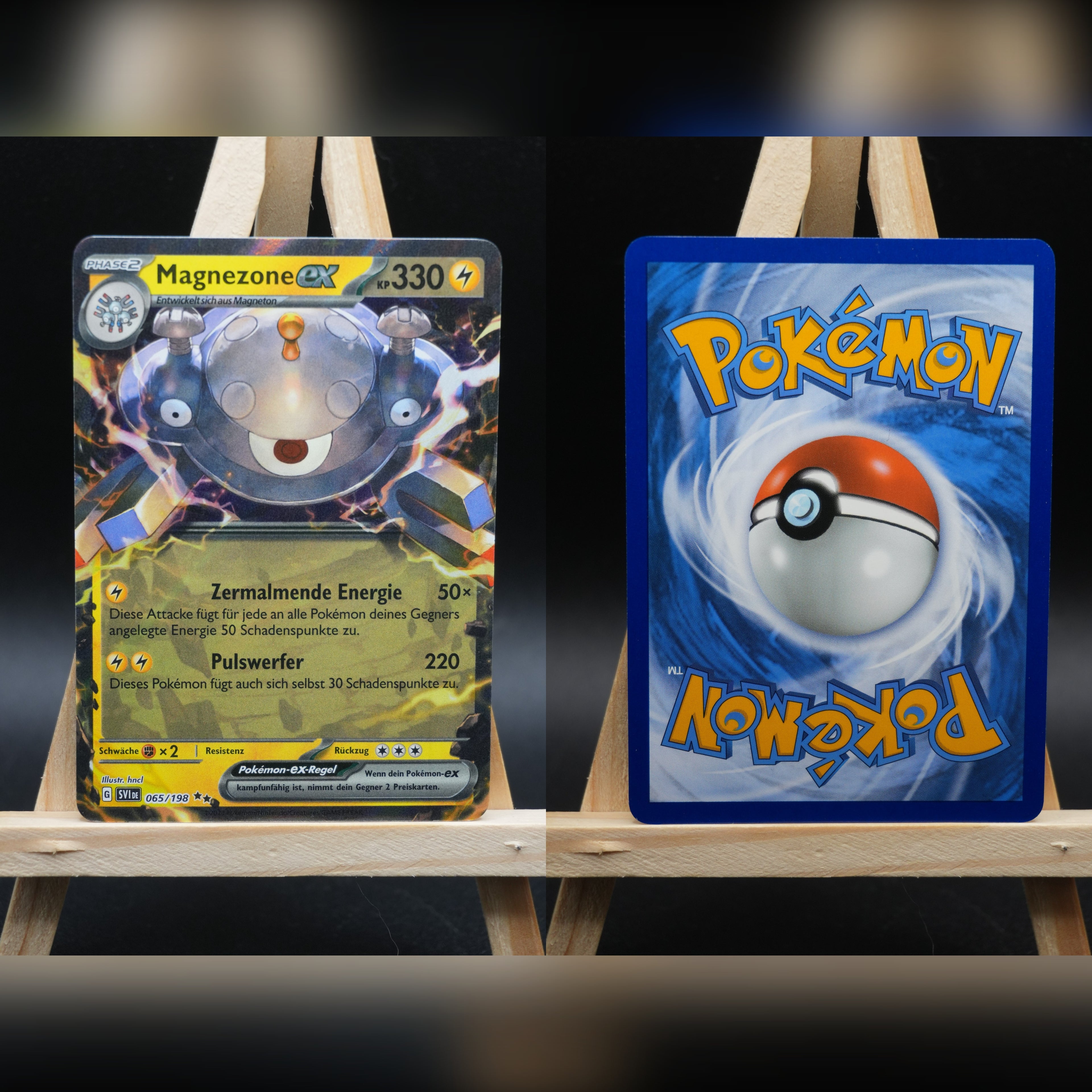 Magnezone ex SVI 065 Karmesin und Purpur Pokémon Karte Deutsch Near Mint
