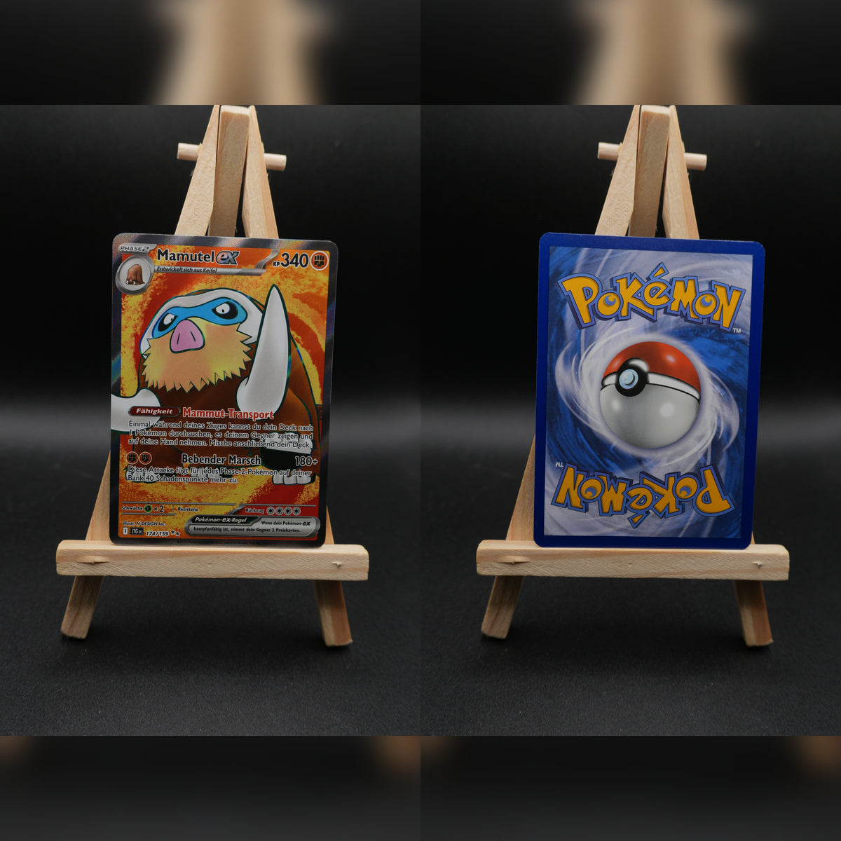 Mamutel ex JTG 174 Reisegefährten Pokémon Karte Deutsch Near Mint
