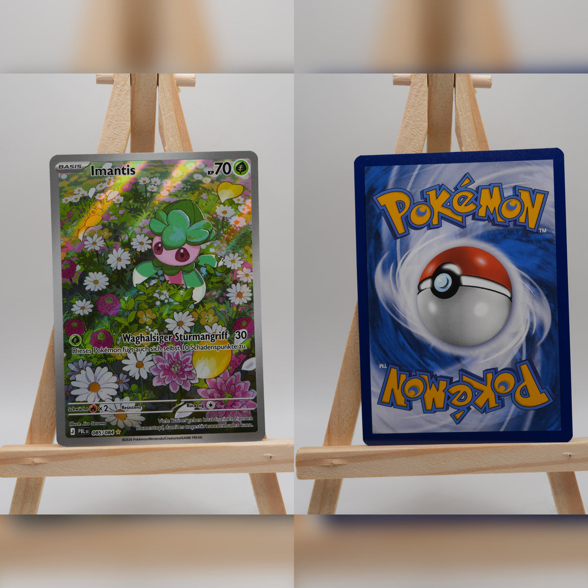 Imantis PBL 085 Dunkelnacht Pokémon Karte Deutsch Near Mint