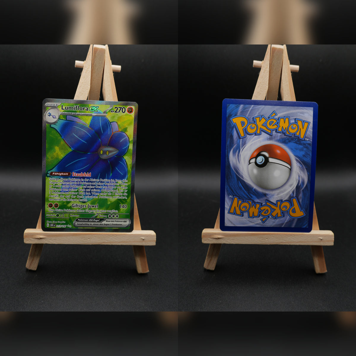 Lumiflora ex OBF 213 Obsidianflammen Pokémon Karte Deutsch Near Mint