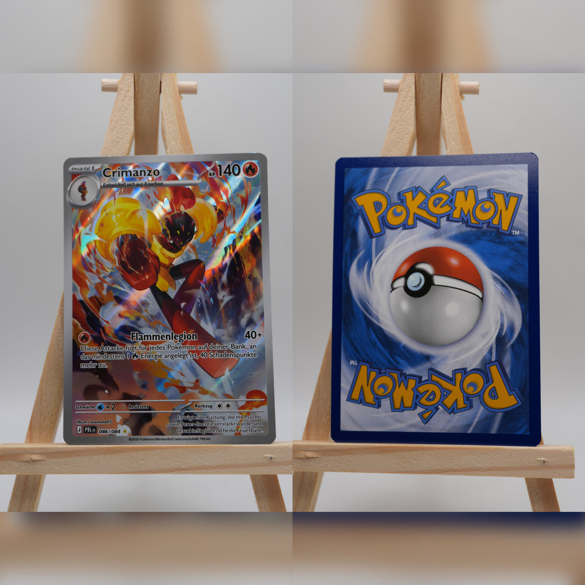 Crimanzo PBL 086 Dunkelnacht Pokémon Karte Deutsch Near Mint