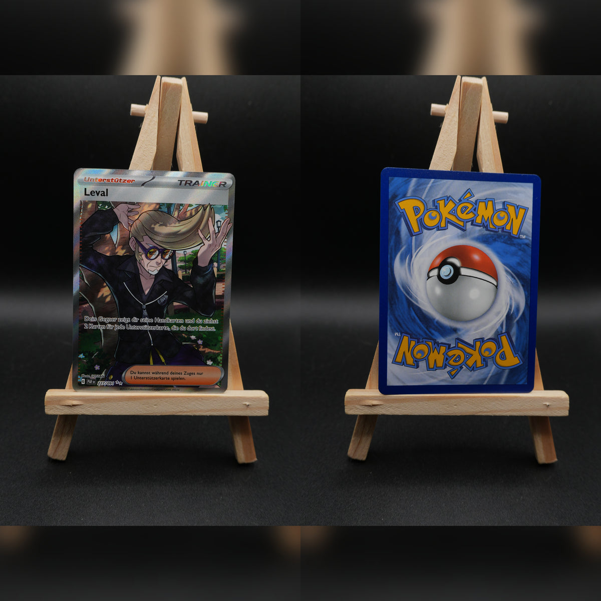 Leval PAF 227 Paldeas Schicksale Pokémon Karte Deutsch Near Mint