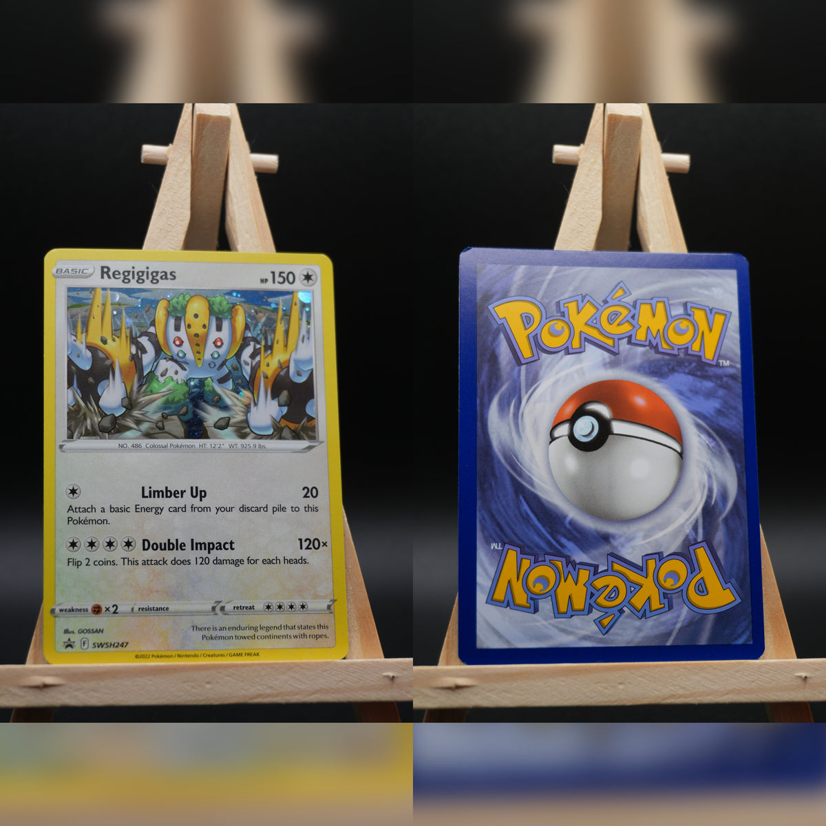 Regigigas SWSH 247 SWSH Black Star Promo Pokémon Karte Englisch Near Mint