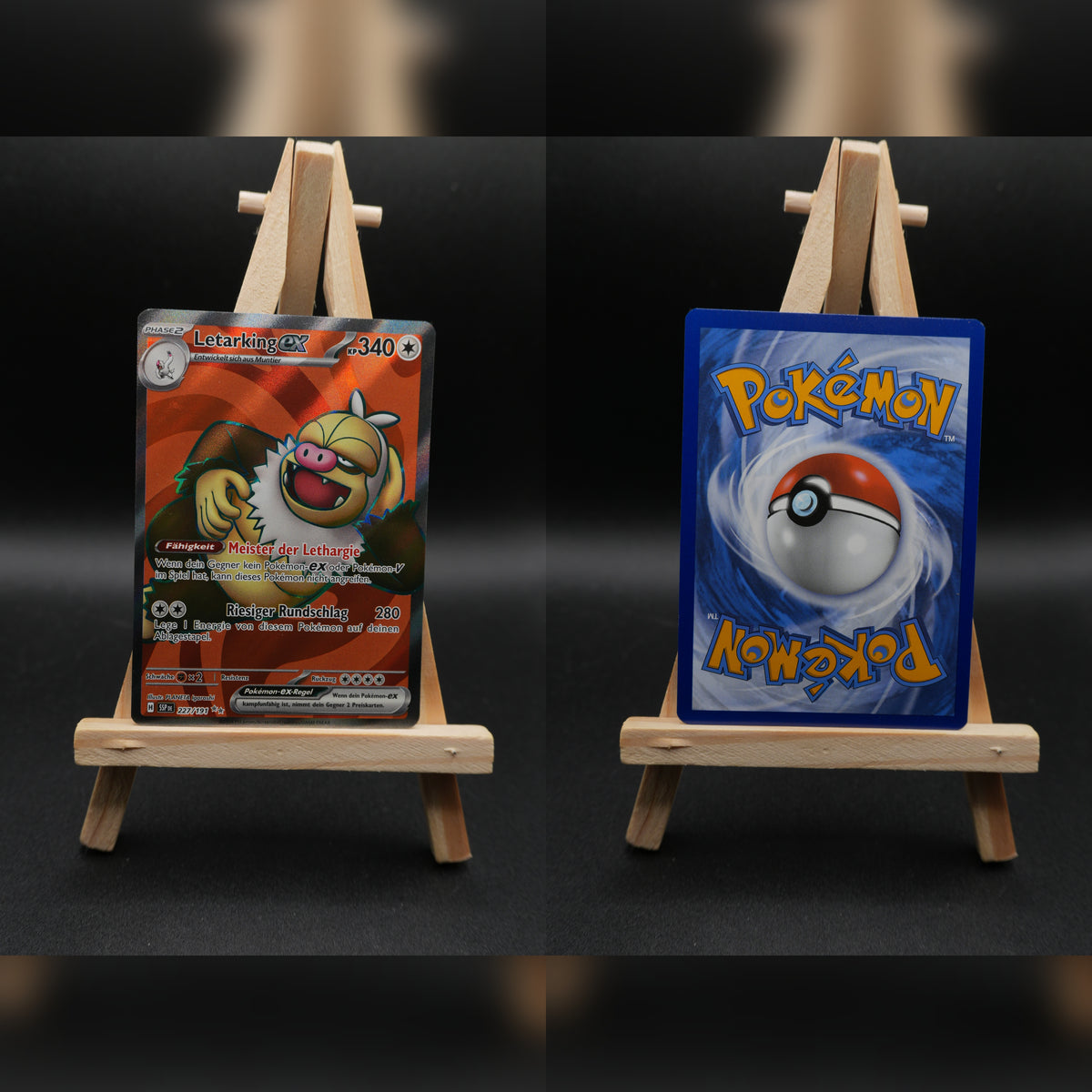 Letarking ex SSP 227 Stürmische Funken Pokémon Karte Deutsch Near Mint