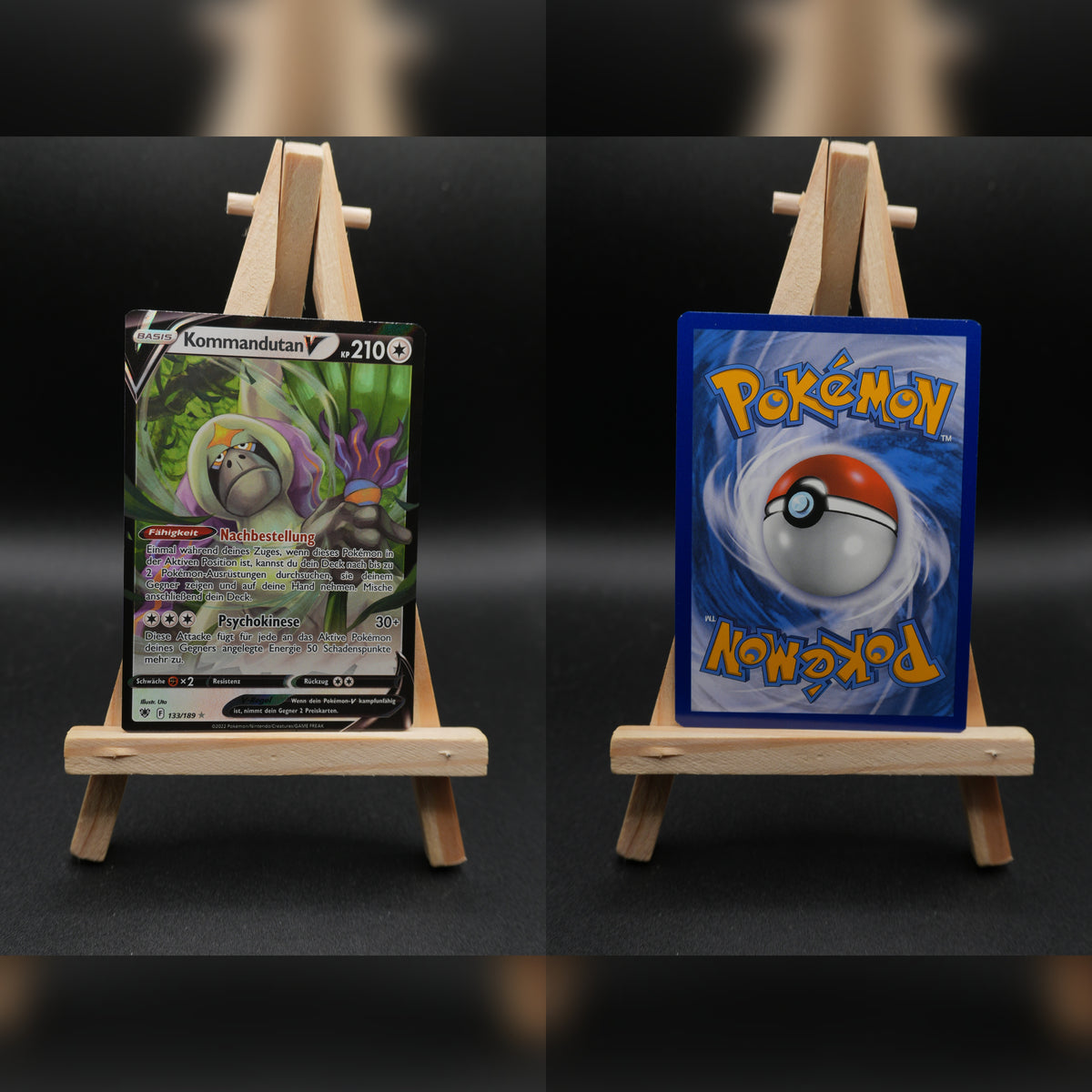Kommandutan V ASR 133 Astralglanz Pokémon Karte Deutsch Near Mint