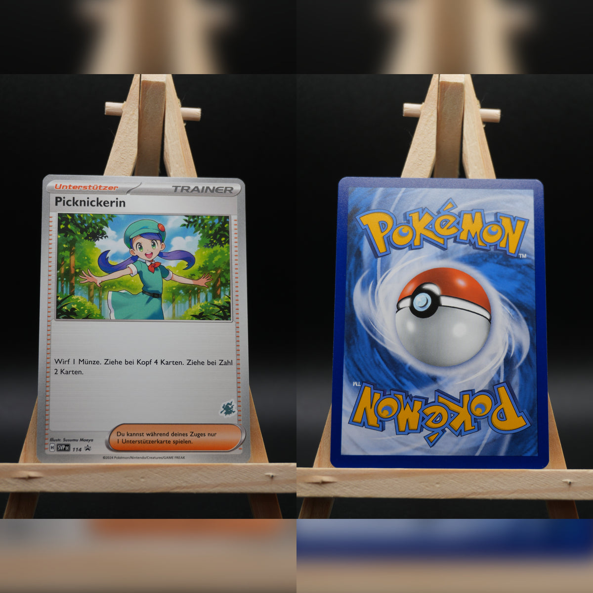Picknickerin SVP 114 SV Black Star Promos Pokémon Karte Deutsch Near Mint Darkari