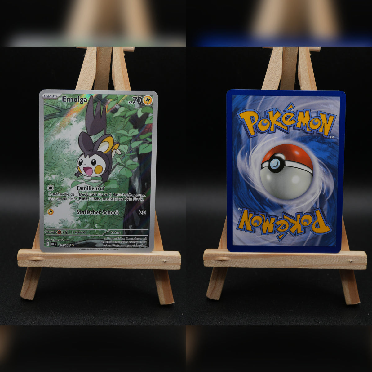 Emolga BLK 112 Near Mint Deutsch