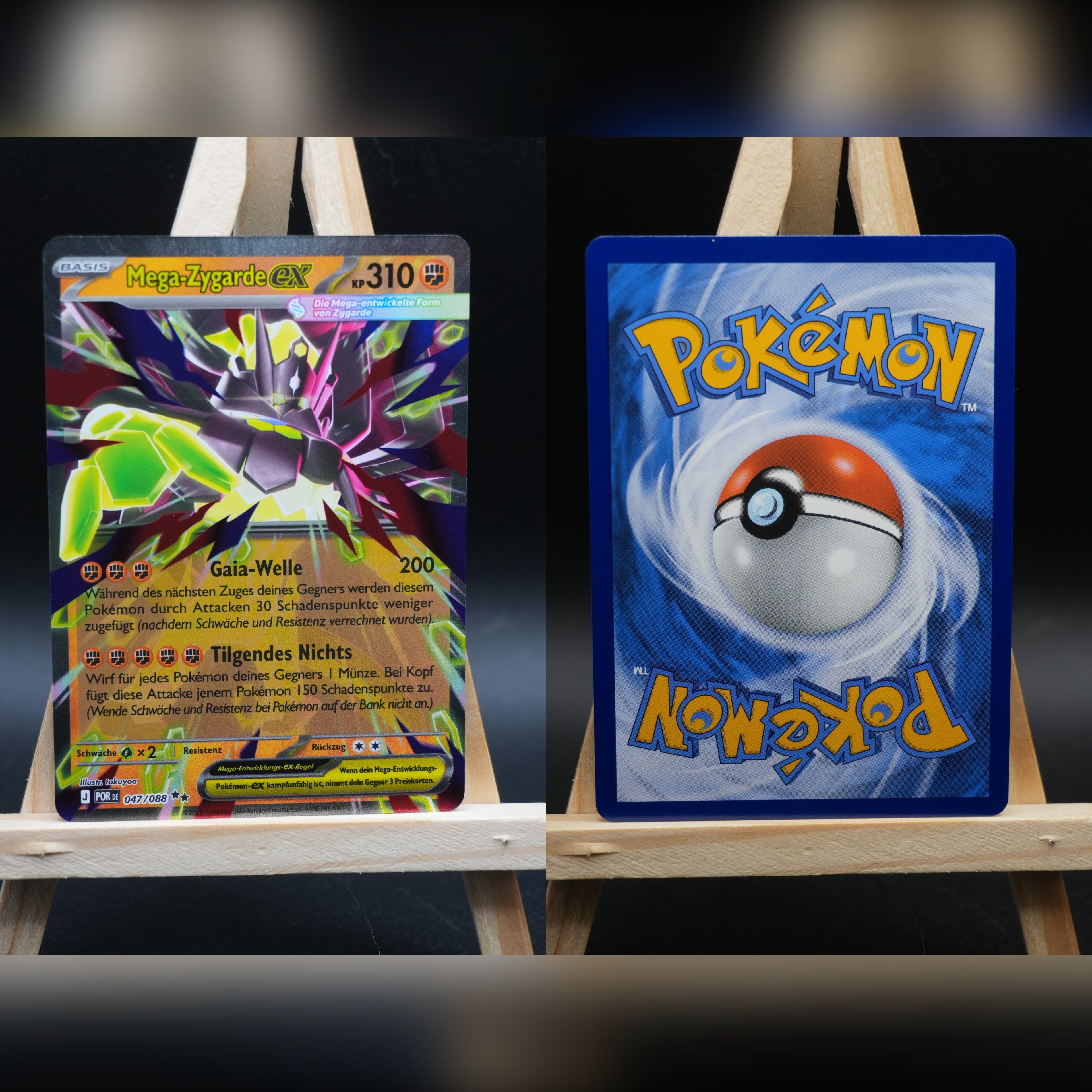 Mega Zygarde ex POR 047 Optimale Ordnung Pokémon Karte Deutsch Near Mint
