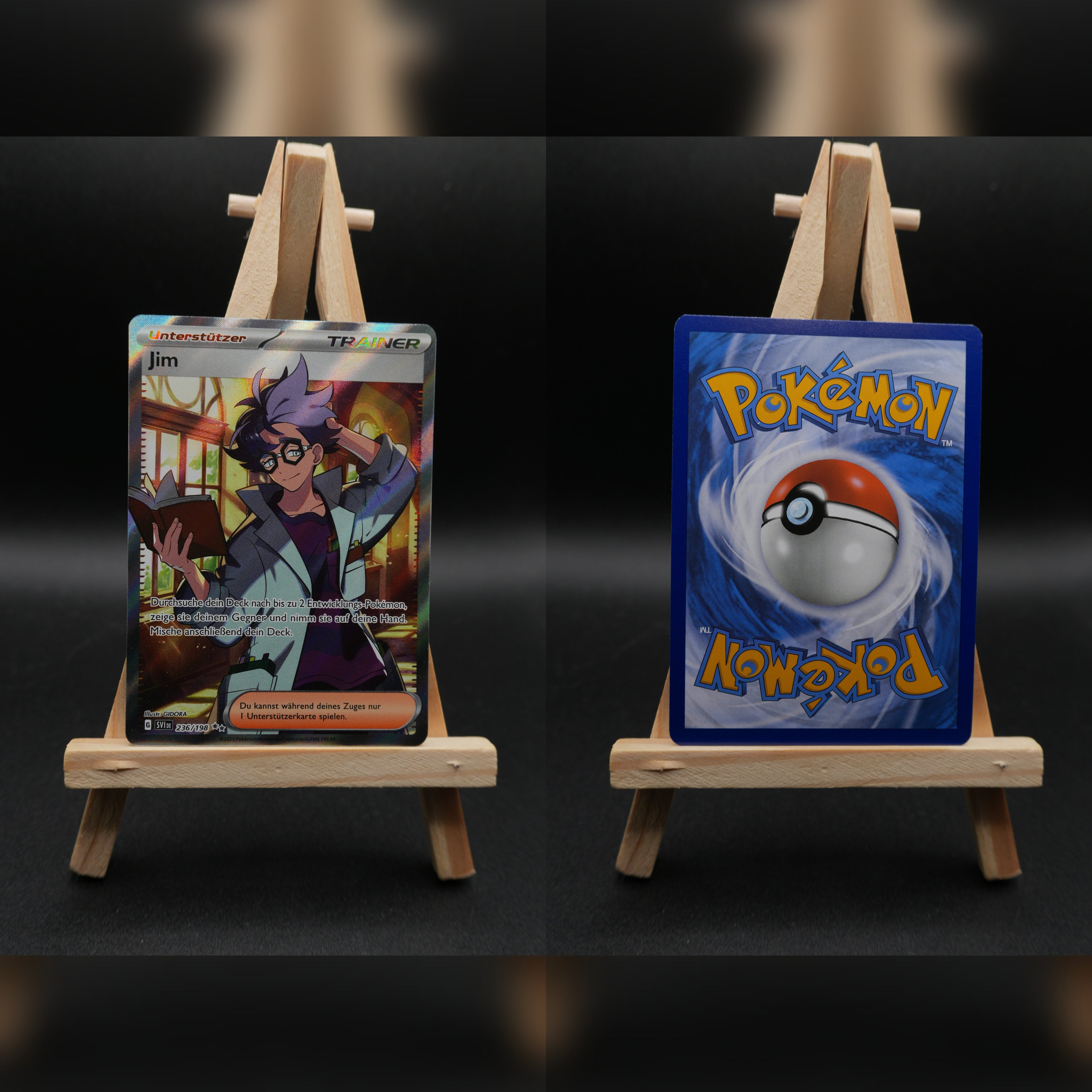 Jim SVI 236 Karmesin und Purpur Pokémon Karte Deutsch Near Mint