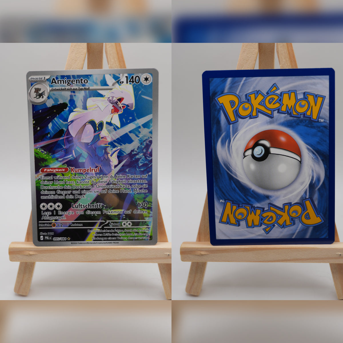 Amigento PBL 095 Dunkelnacht Pokémon Karte Deutsch Near Mint