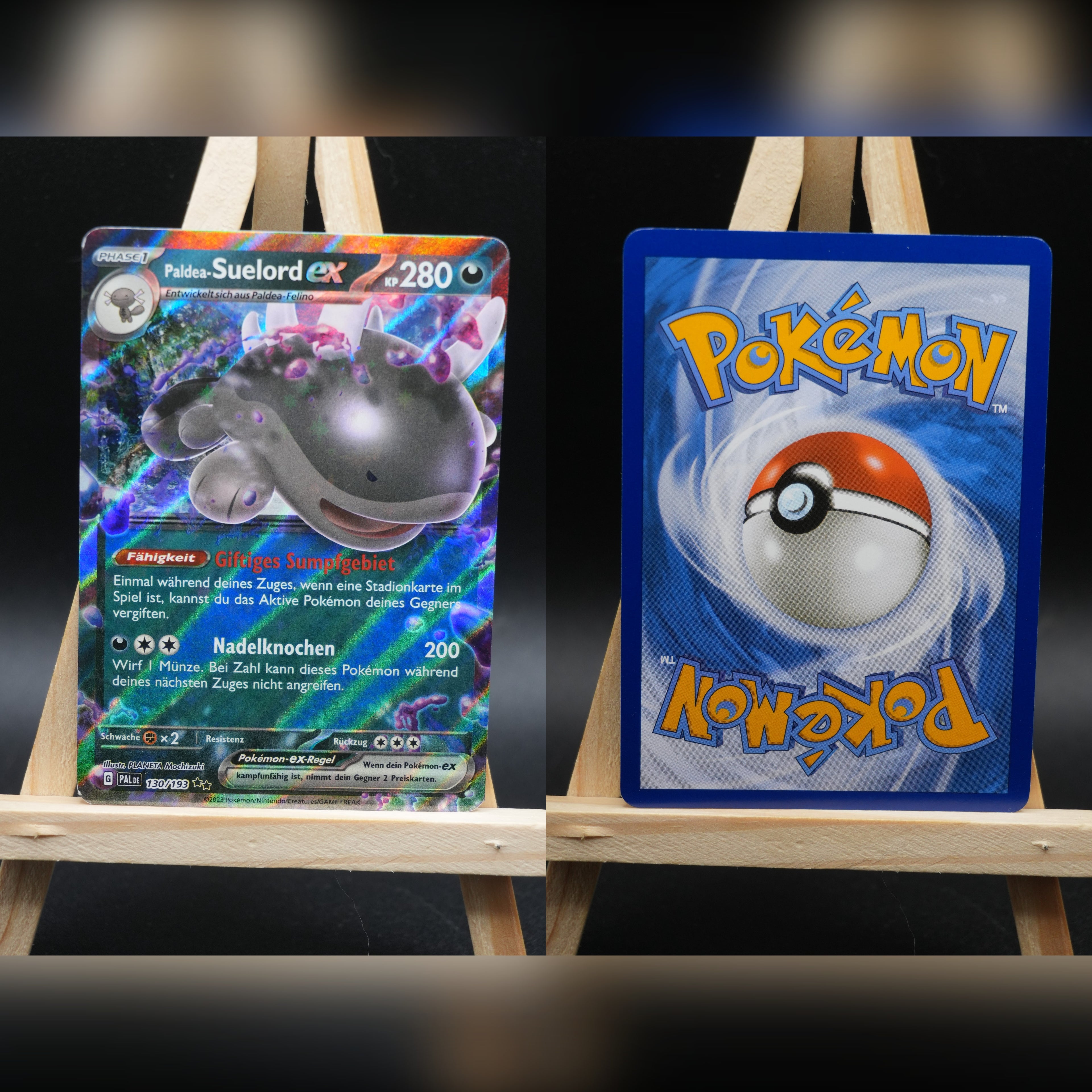 Paldea-Suelord ex PAL 130 Entwicklungen in Paldea Pokémon Karte Deutsch Near Mint