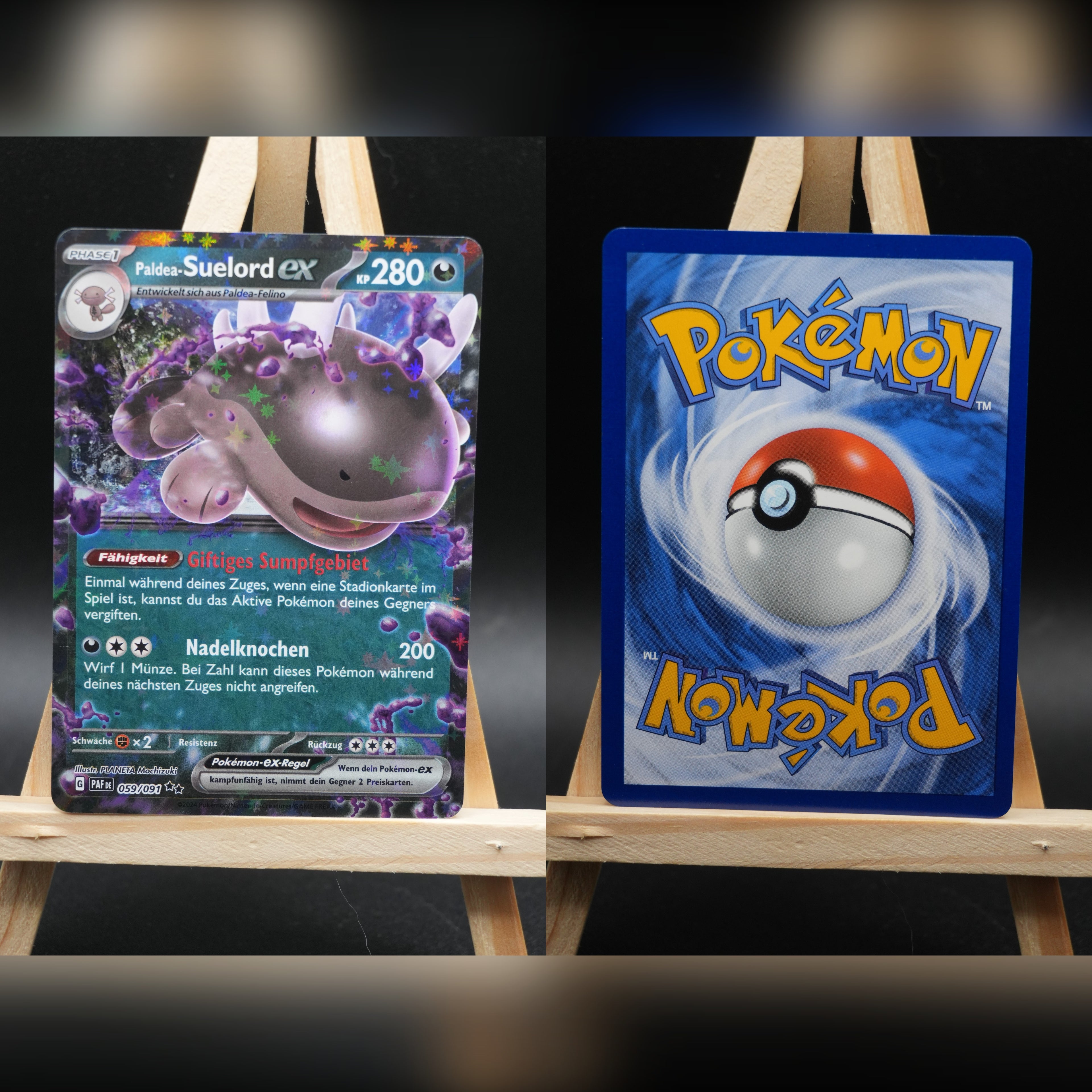 Paldea-Suelord ex PAF 059 Paldeas Schicksale Pokémon Karte Deutsch Near Mint