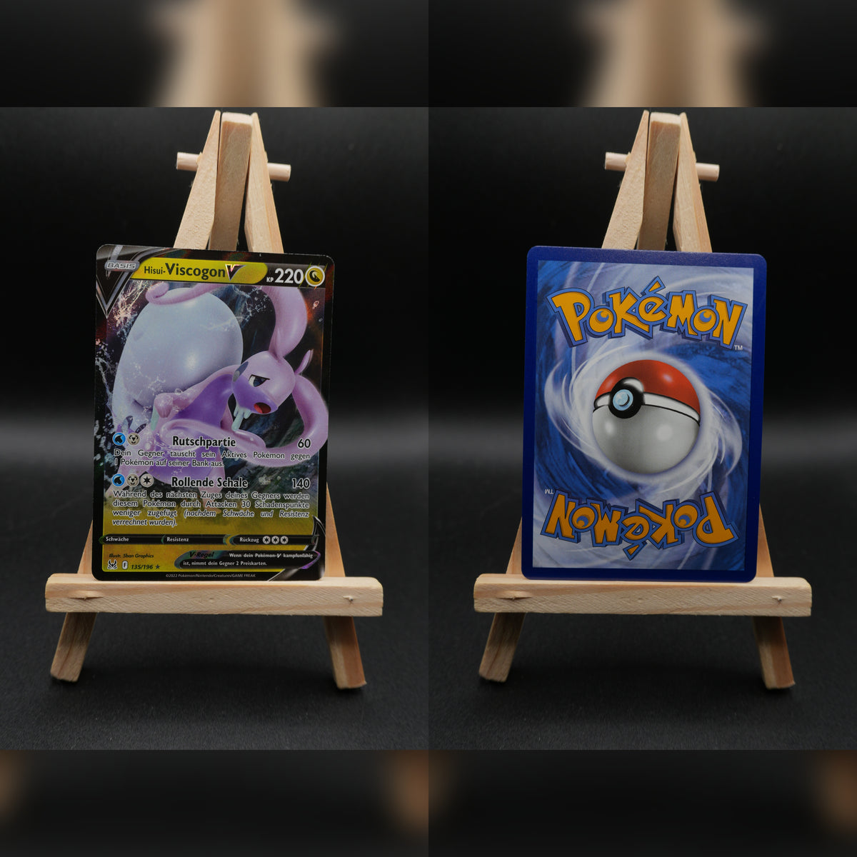 Hisui-Viscogon V LOR 135 Verlorener Ursprung Pokémon Karte Deutsch Near Mint