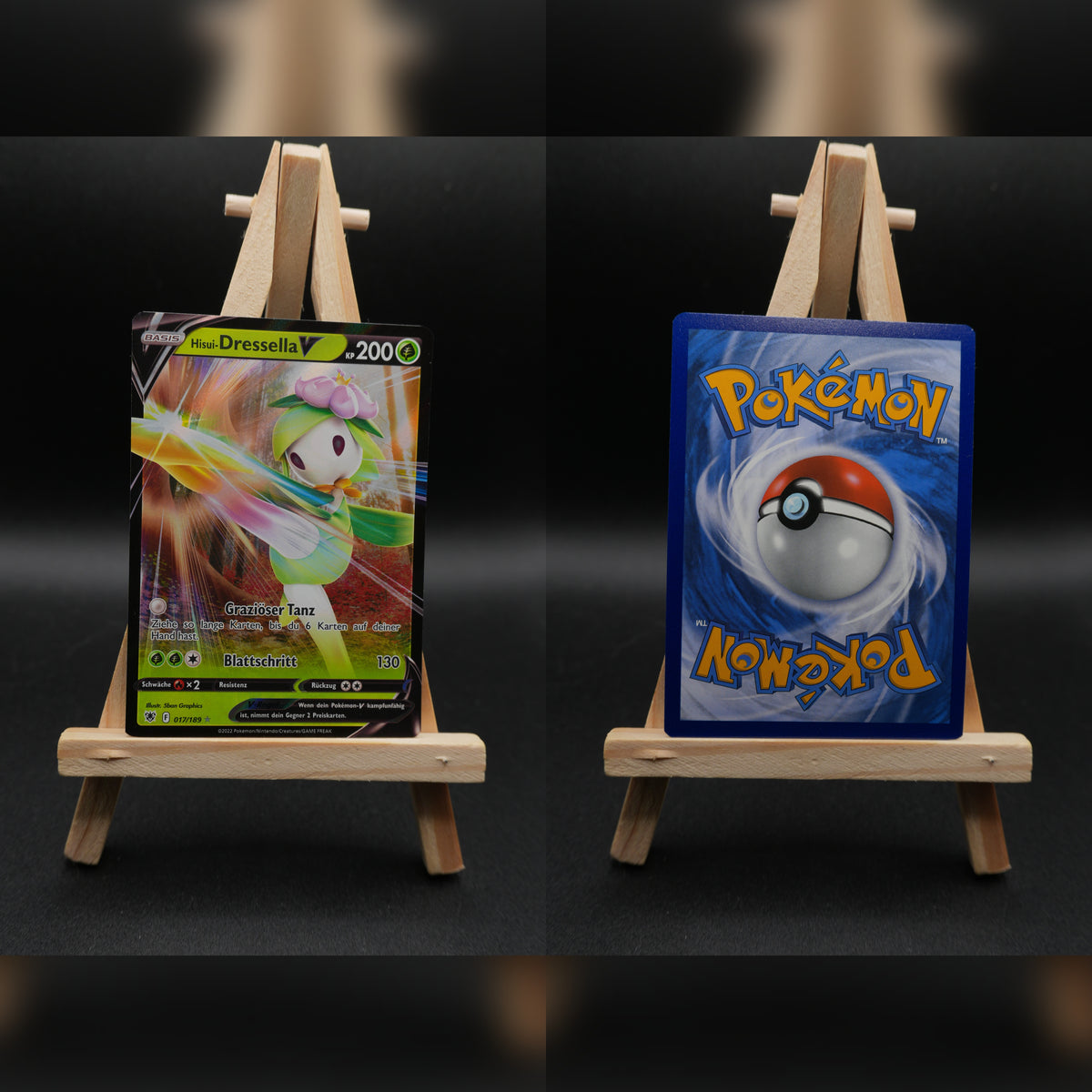 Hisui-Dressella V ASR 017 Astralglanz Pokémon Karte Deutsch Near Mint