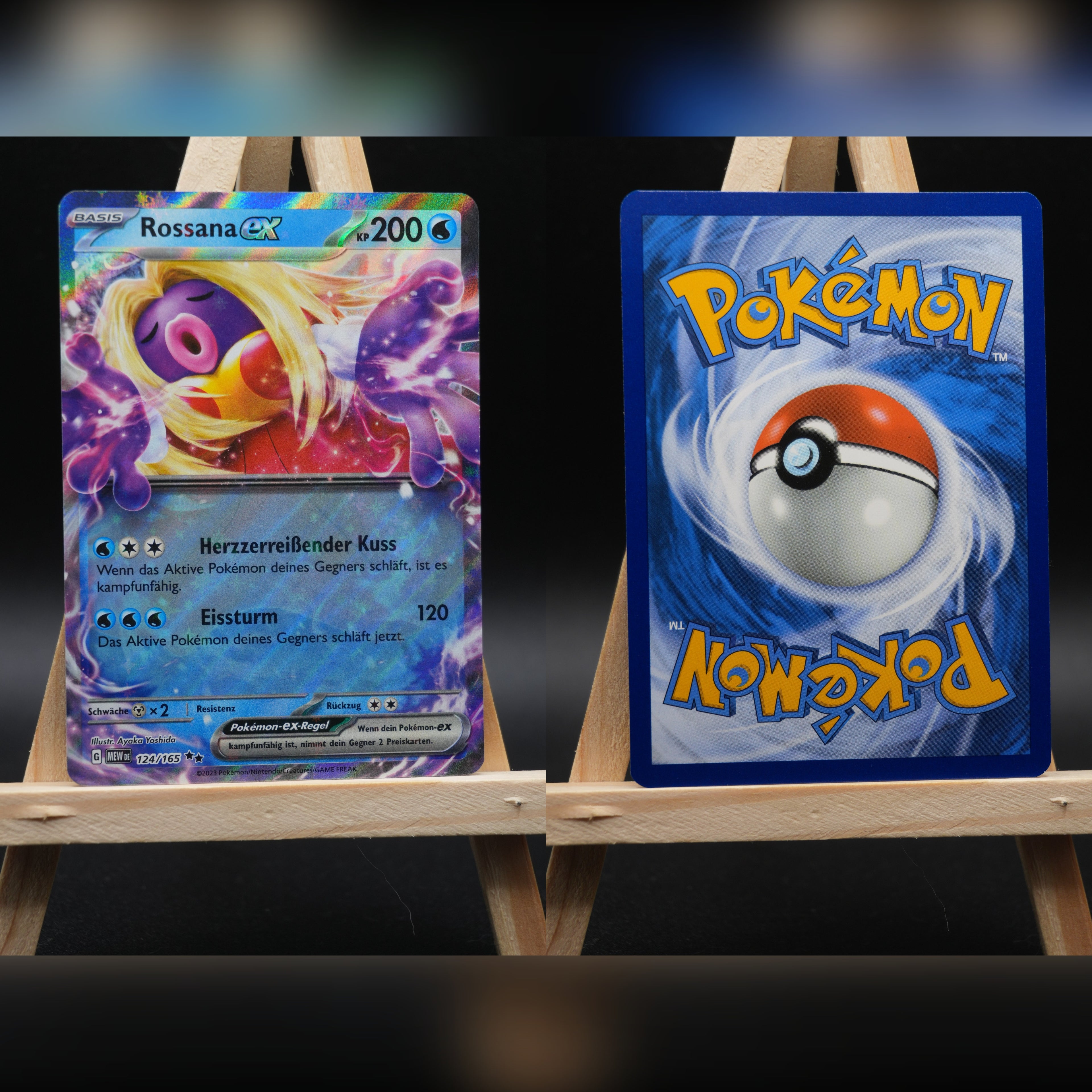 Rossana ex MEW 124 151 Pokémon Karte Deutsch Near Mint