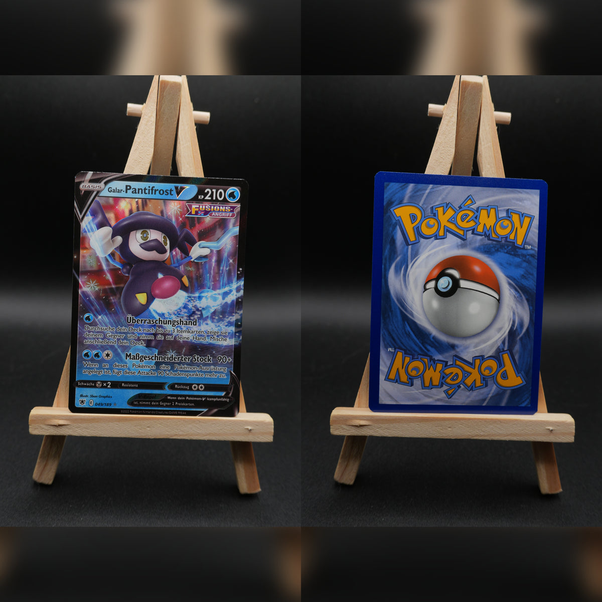 Galar-Pantifrost V ASR 049 Astralglanz Pokémon Karte Deutsch Near Mint