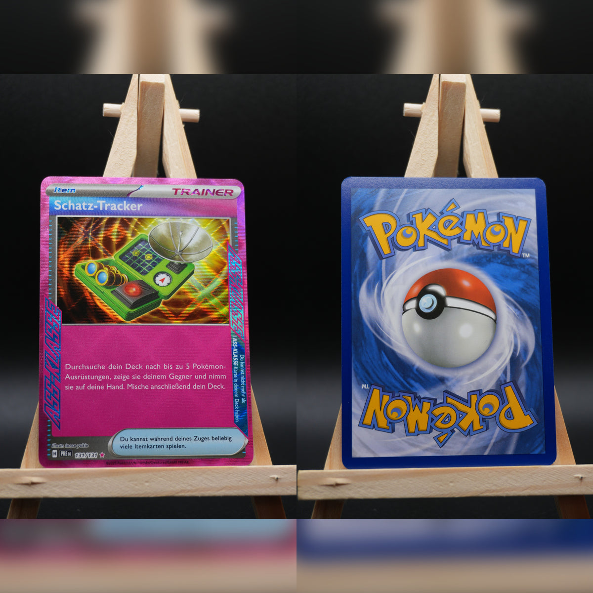 Schatz-Tracker PRE 131 Prismatische Entwicklungen Pokémon Karte Deutsch Near Mint