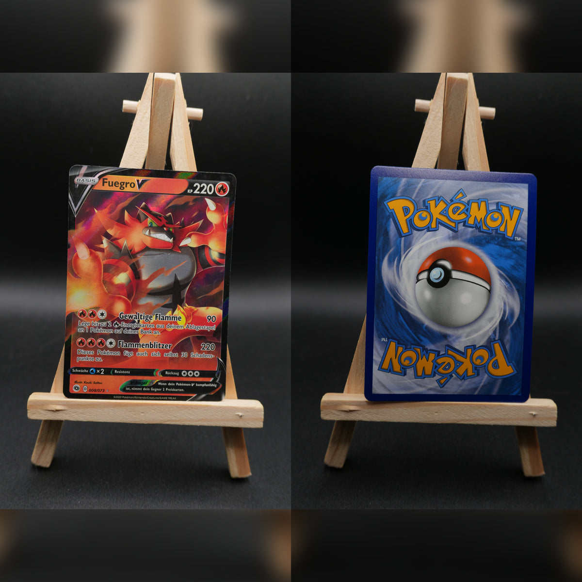 Fuegro V CPA 8 Weg des Champs Pokémon Karte Deutsch Near Mint