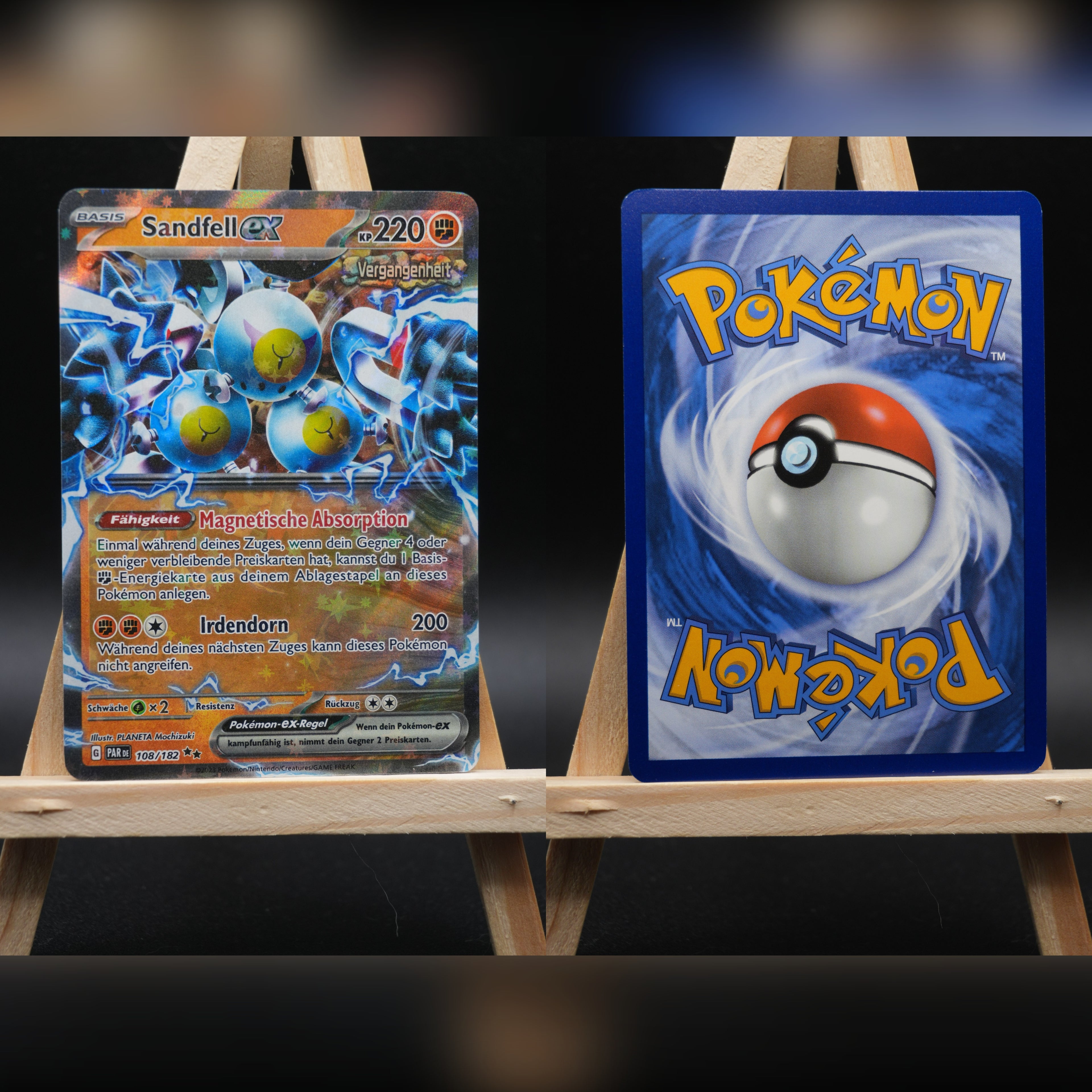 Sandfell ex PAR 108 Paradoxrift Pokémon Karte Deutsch Near Mint