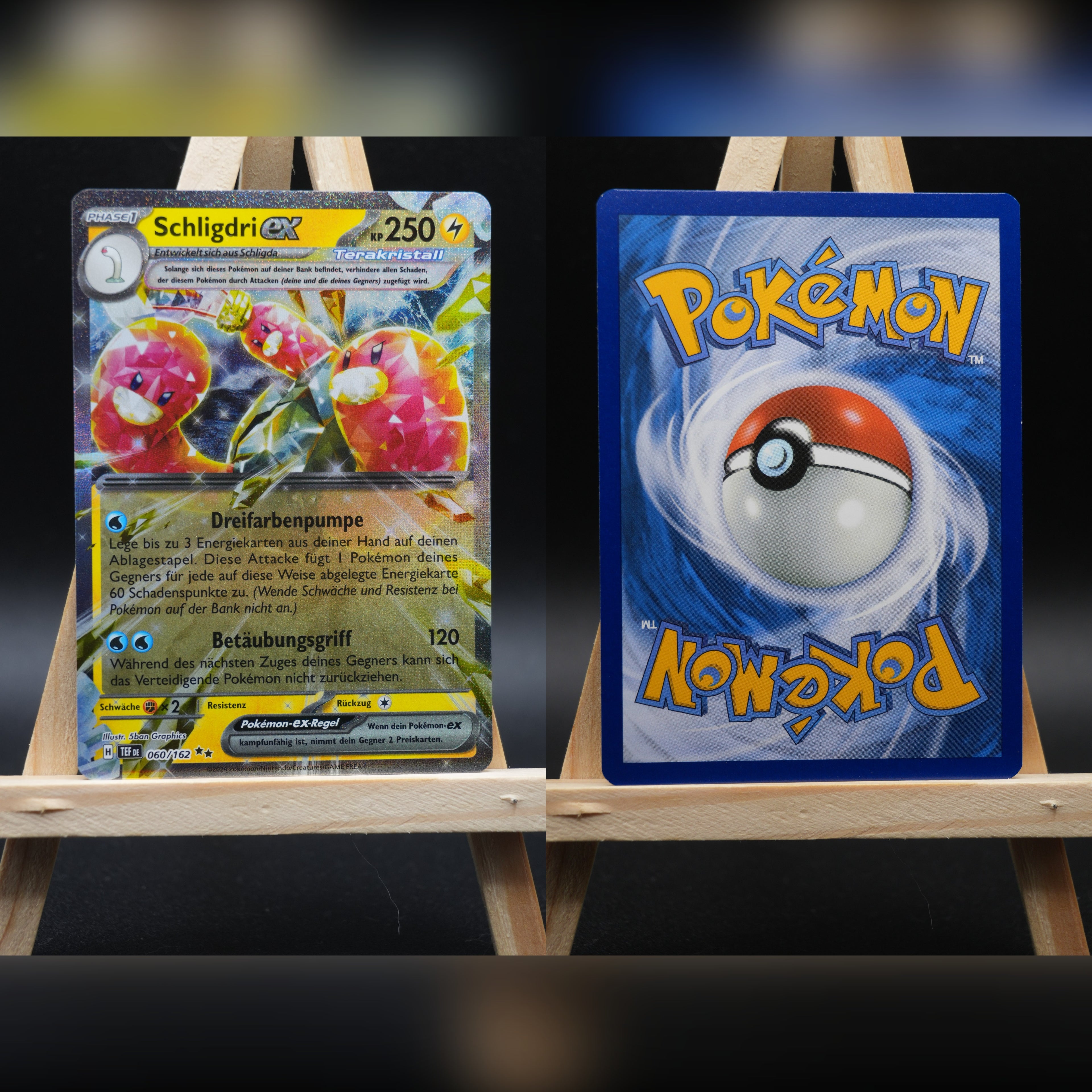 Schligdri ex TEF 060 Gewalten der Zeit Pokémon Karte Deutsch Near Mint