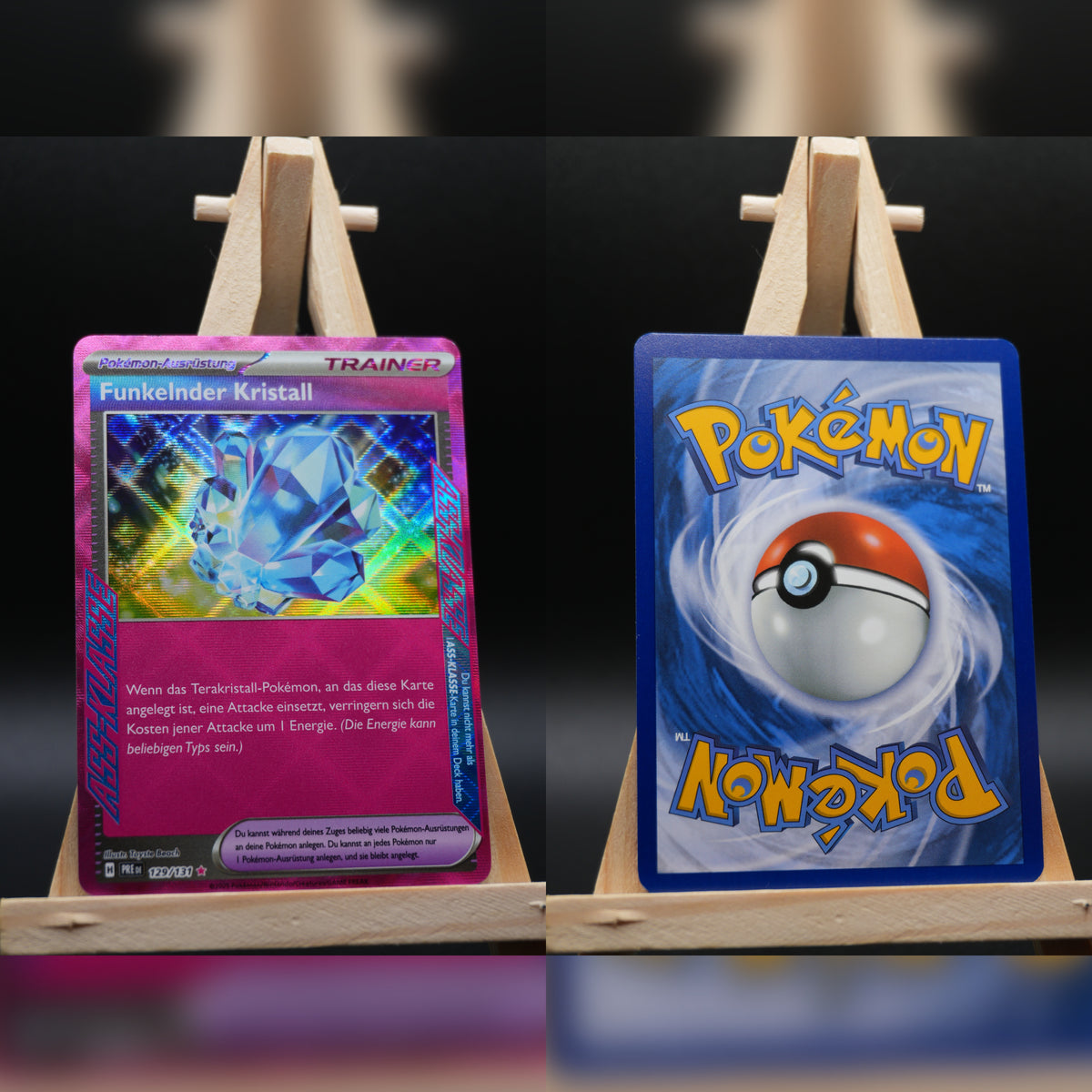 Funkelnder Kristall PRE 129 Prismatische Entwicklungen Pokémon Karte Deutsch Near Mint