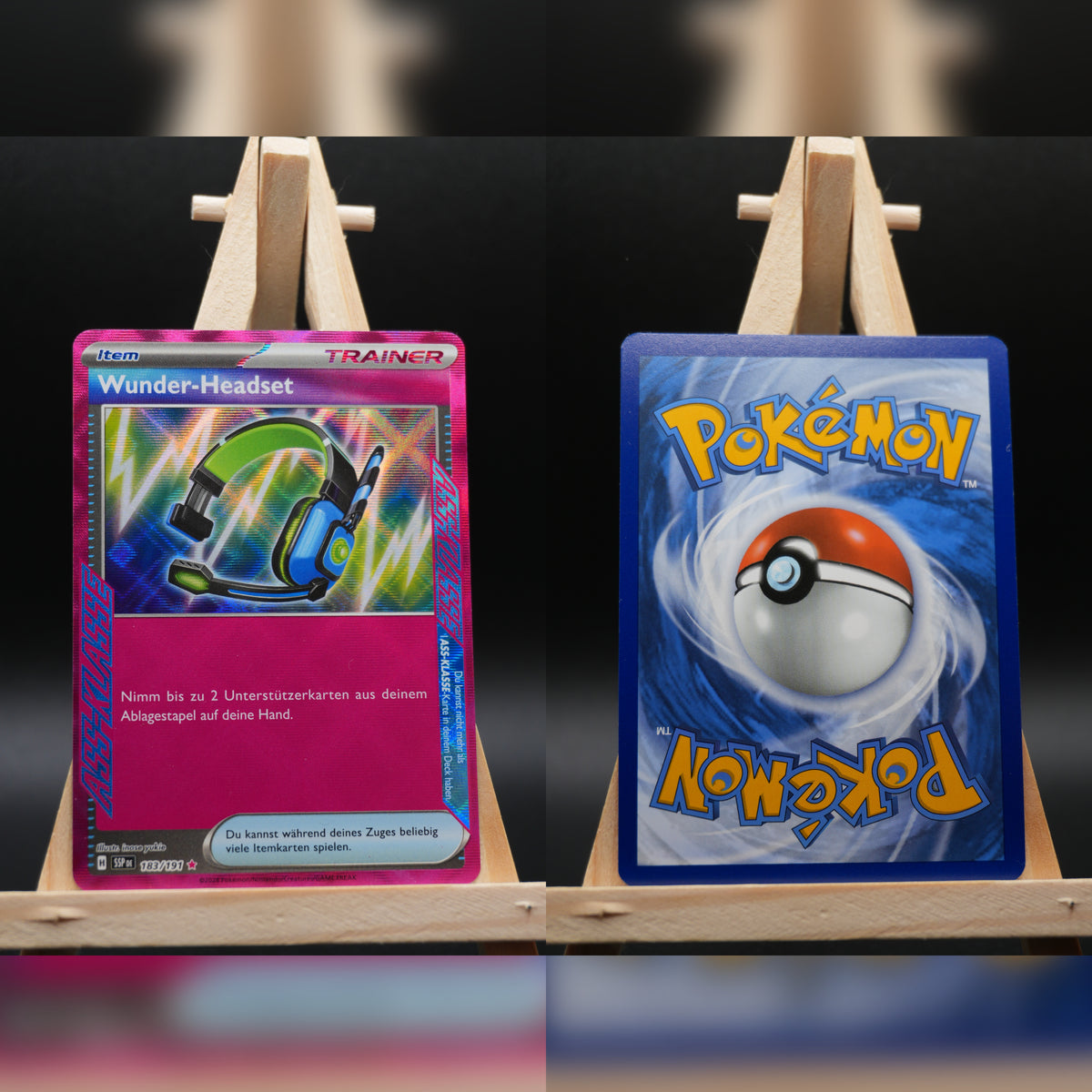 Wunder-Headset SSP 183 Stürmische Funken Pokémon Karte Deutsch Near Mint