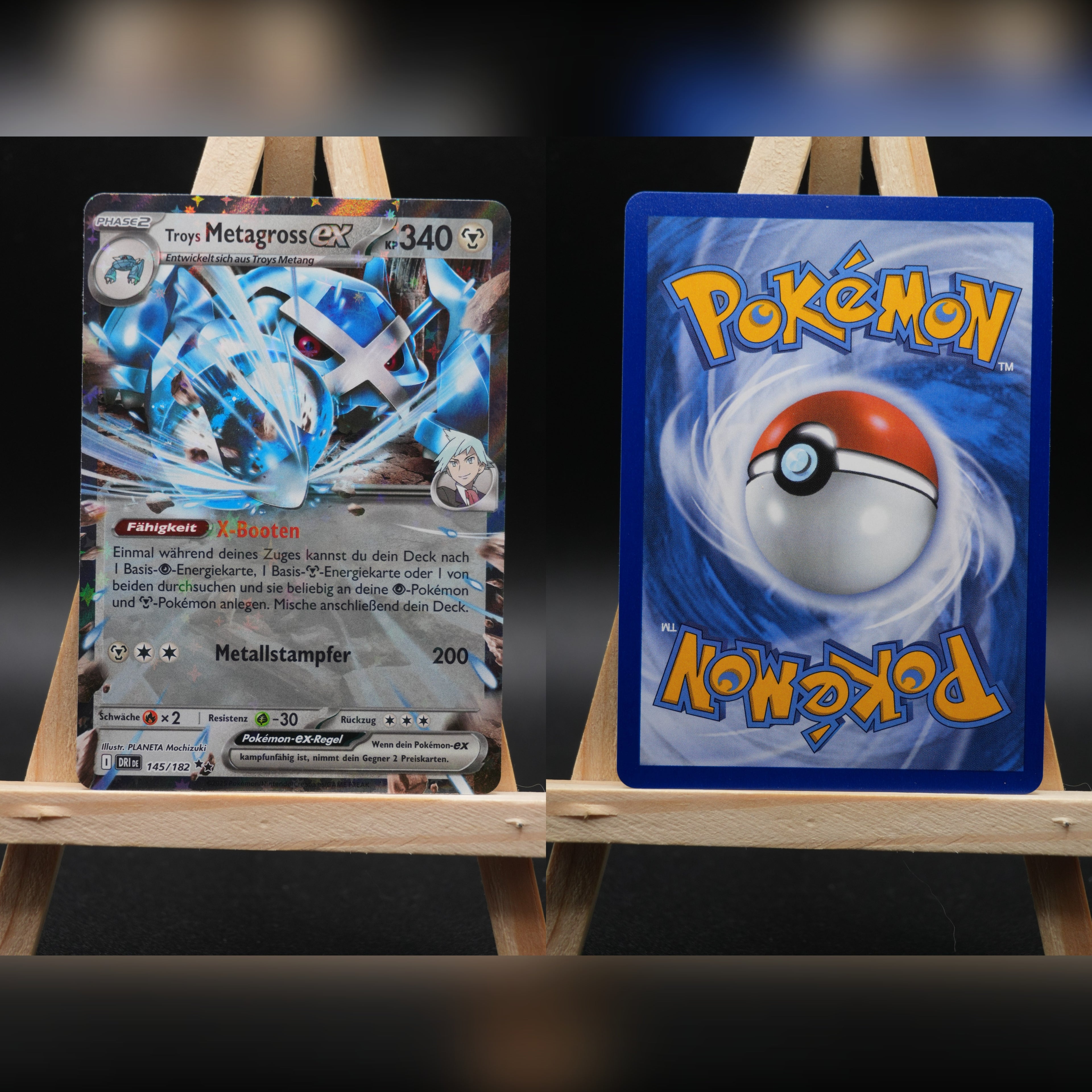 Troys Metagross ex DRI 145 Ewige Rivalen Pokémon Karte Deutsch Near Mint